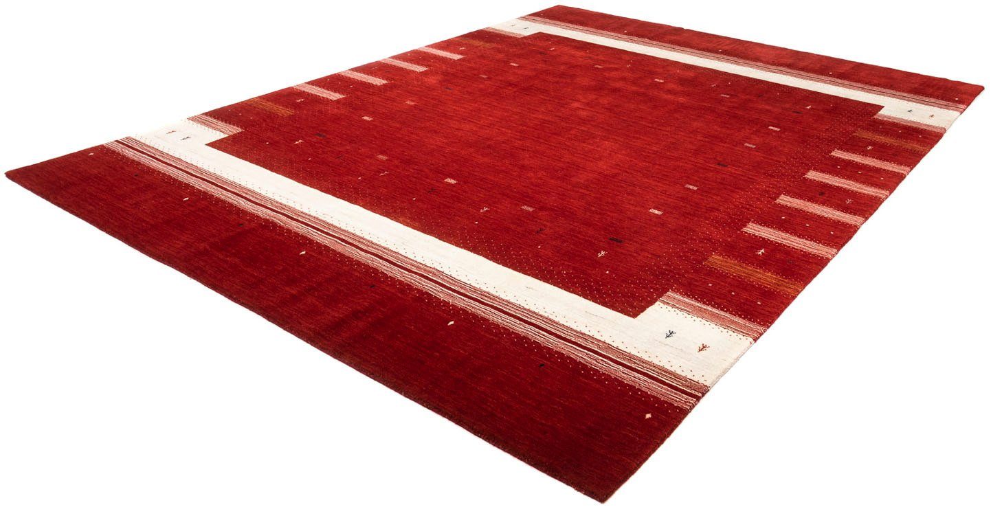 Wollteppich Loribaft Minimal Rosso 350 x 247 cm, morgenland, rechteckig, Höhe: 18 mm, Unikat mit Zertifikat