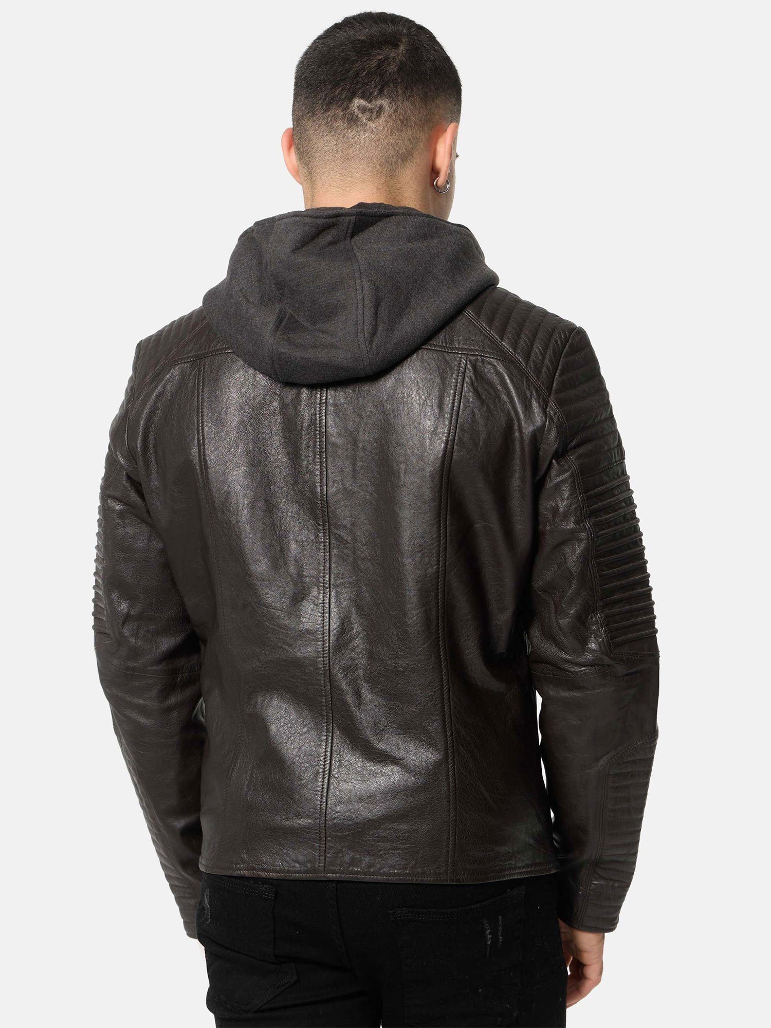Tazzio Lederjacke A800 Biker-Look mit abnehmbarer günstig online kaufen