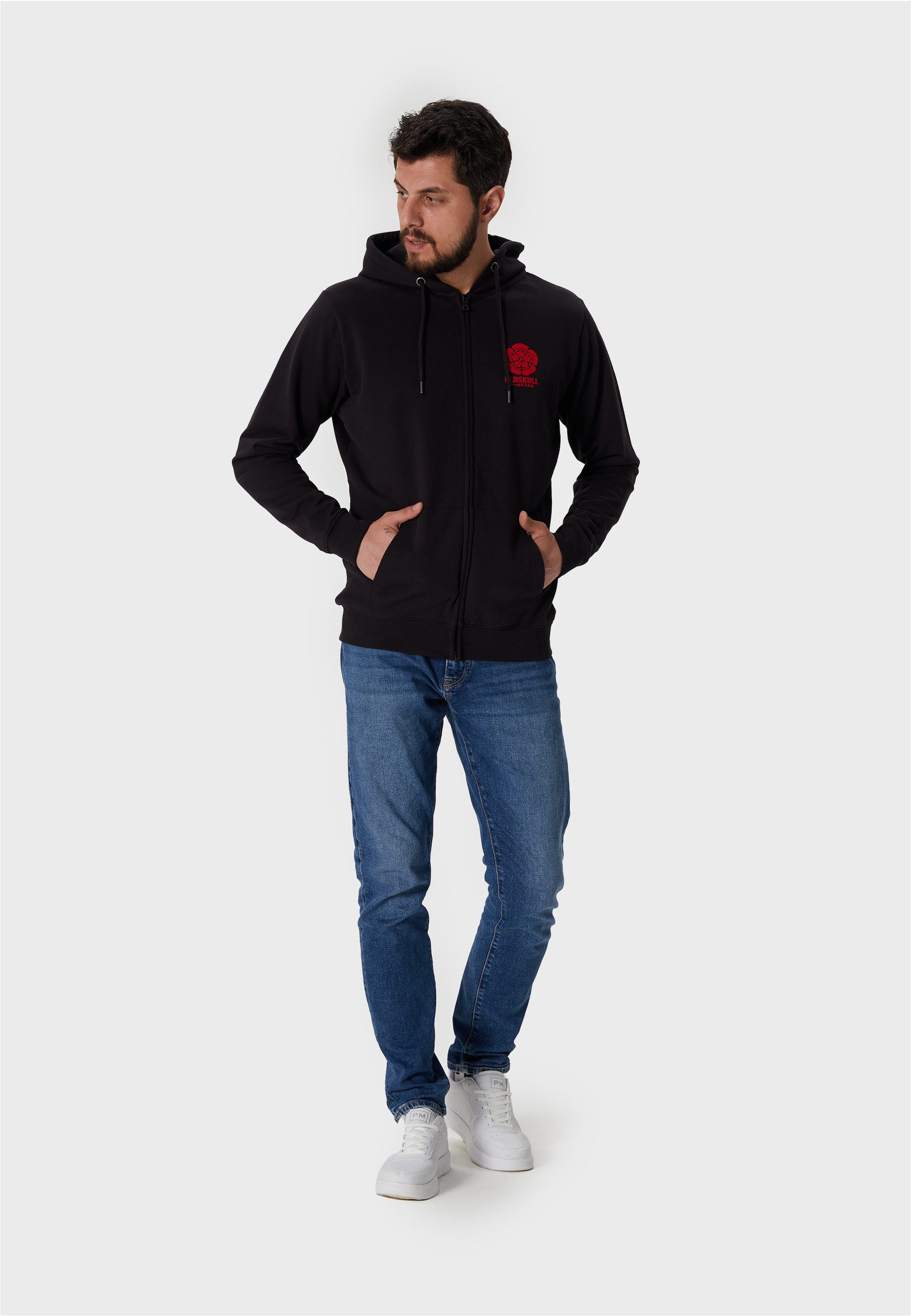 Oldskull Sweatjacke Retro Japan Island (1-tlg) günstig online kaufen
