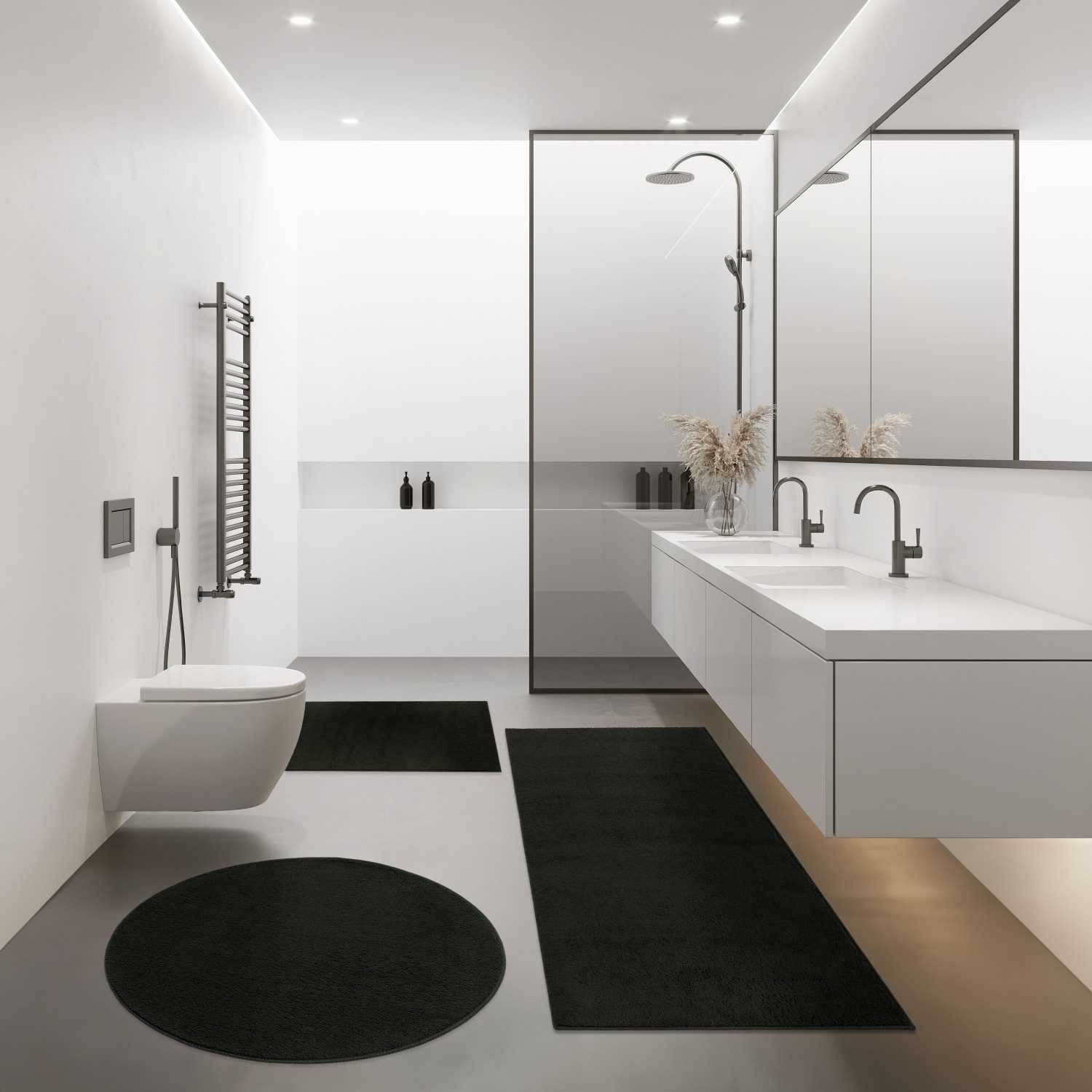 KADIMA DESIGN Teppich waschmaschinenwaschbar Unifarben Flur günstig online kaufen