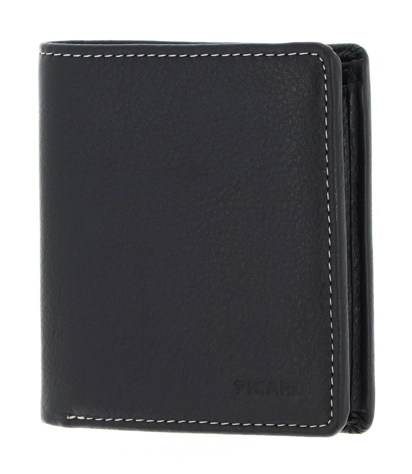 Picard Geldbörse Trifold Wallet, aus echtem Rindsleder