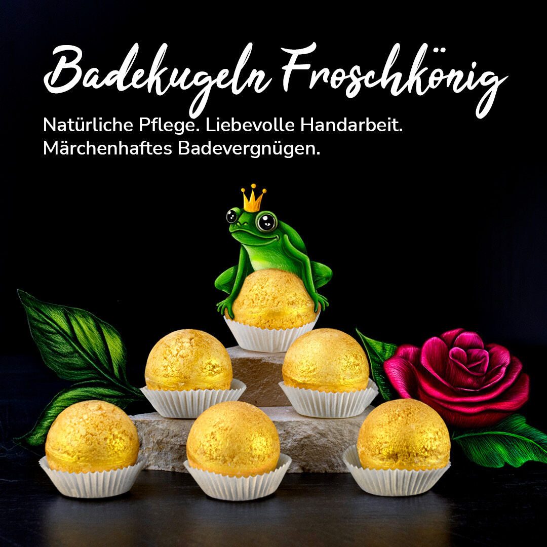 GREENDOOR Badekugel Badekugeln Froschkönig
