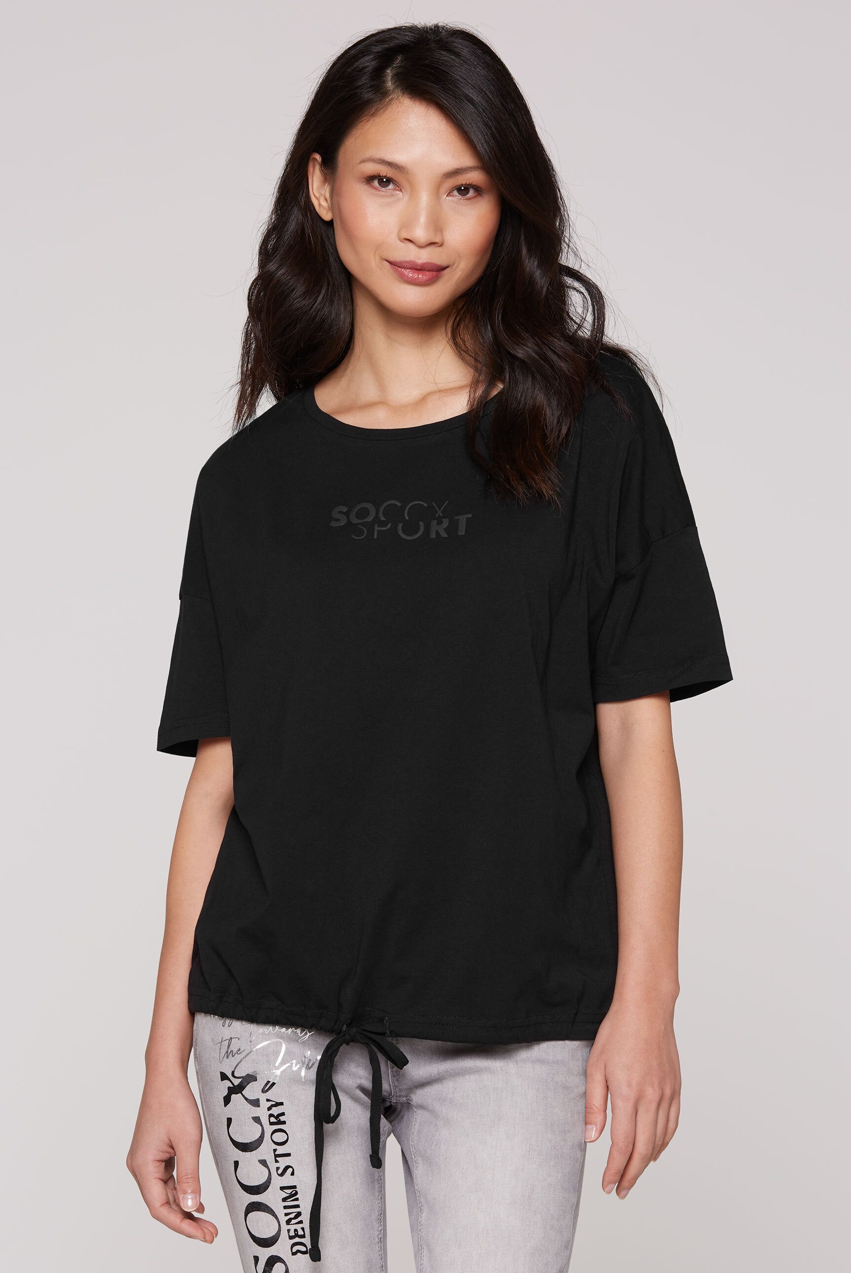 SOCCX Rundhalsshirt, aus Baumwolle günstig online kaufen