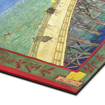 Posterlounge XXL-Wandbild Vincent van Gogh, Brücke im Regen (nach Hiroshige), Wohnzimmer Malerei