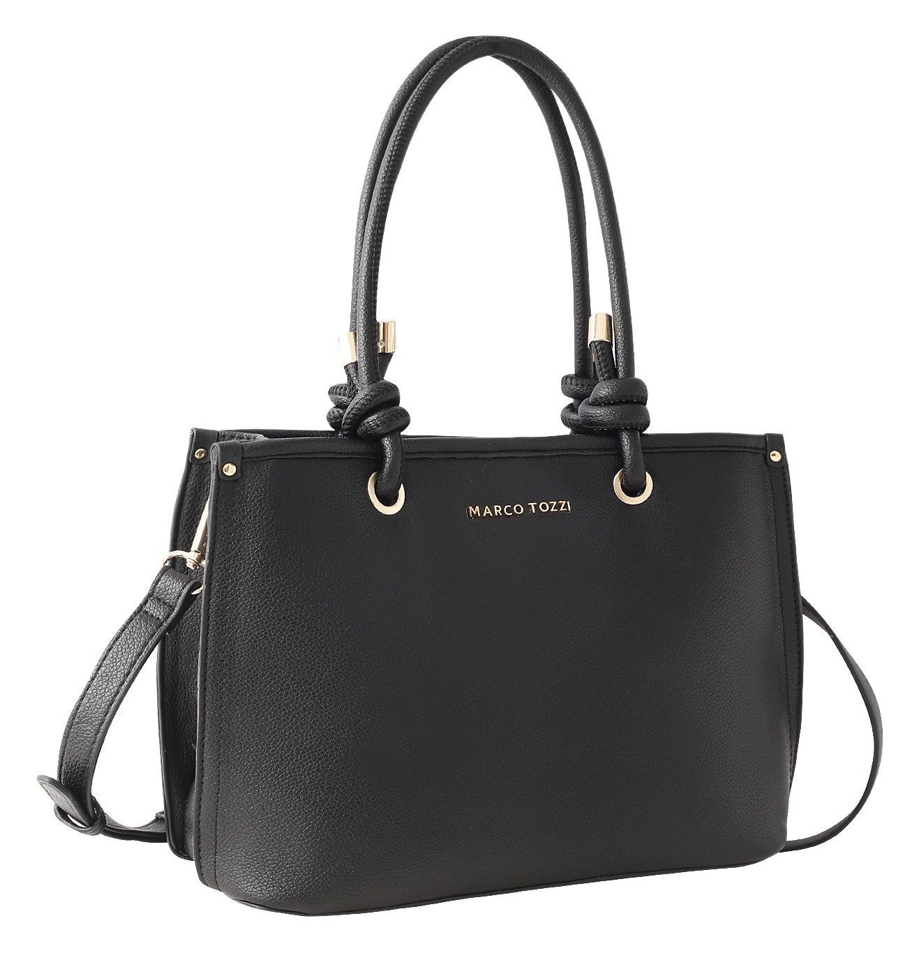 MARCO TOZZI Henkeltasche, Damen Umhängetasche, Schultertasche mit wertigm L günstig online kaufen