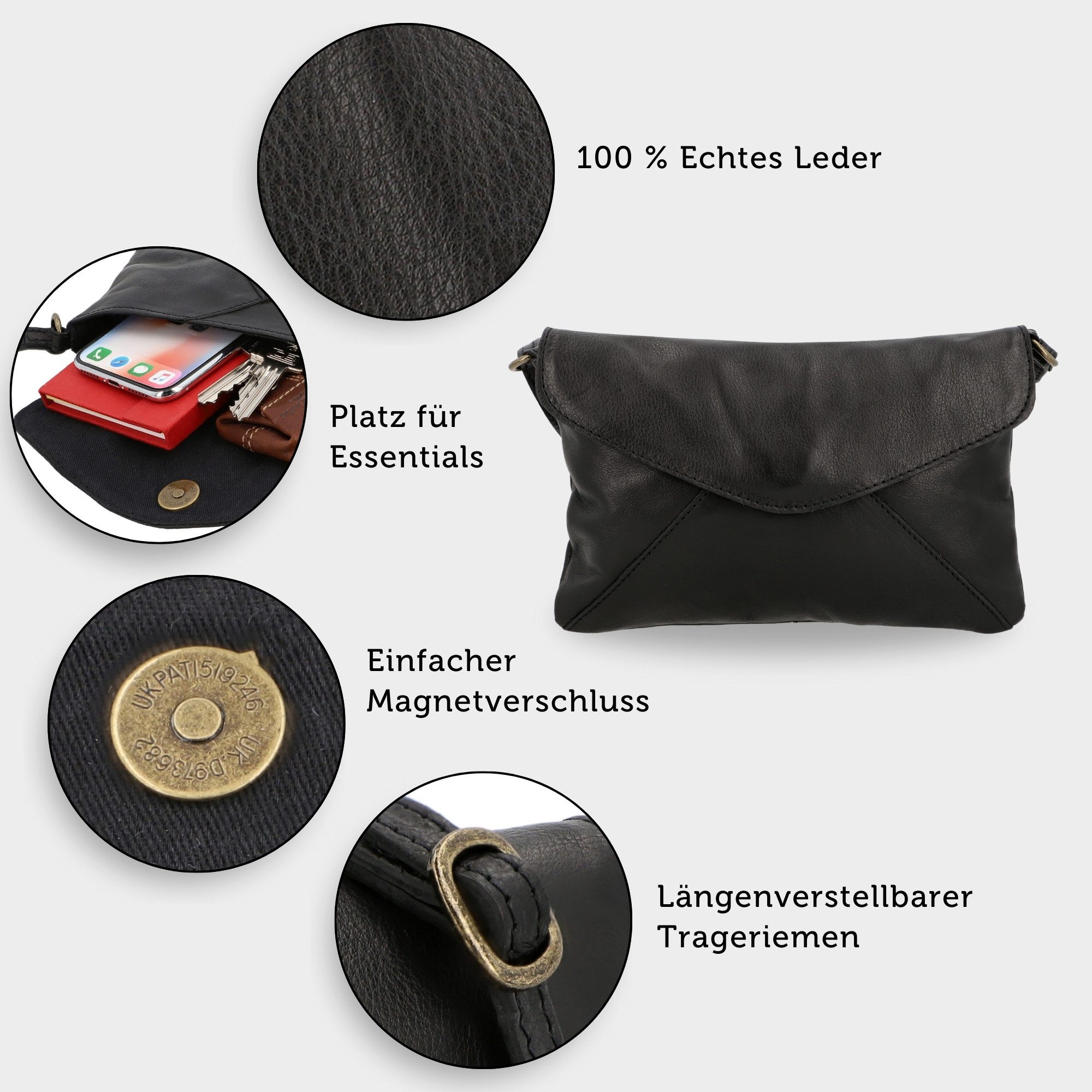 Gusti Leder Umhängetasche Gusti Leder small woman handbag Karisma (1-tlg)