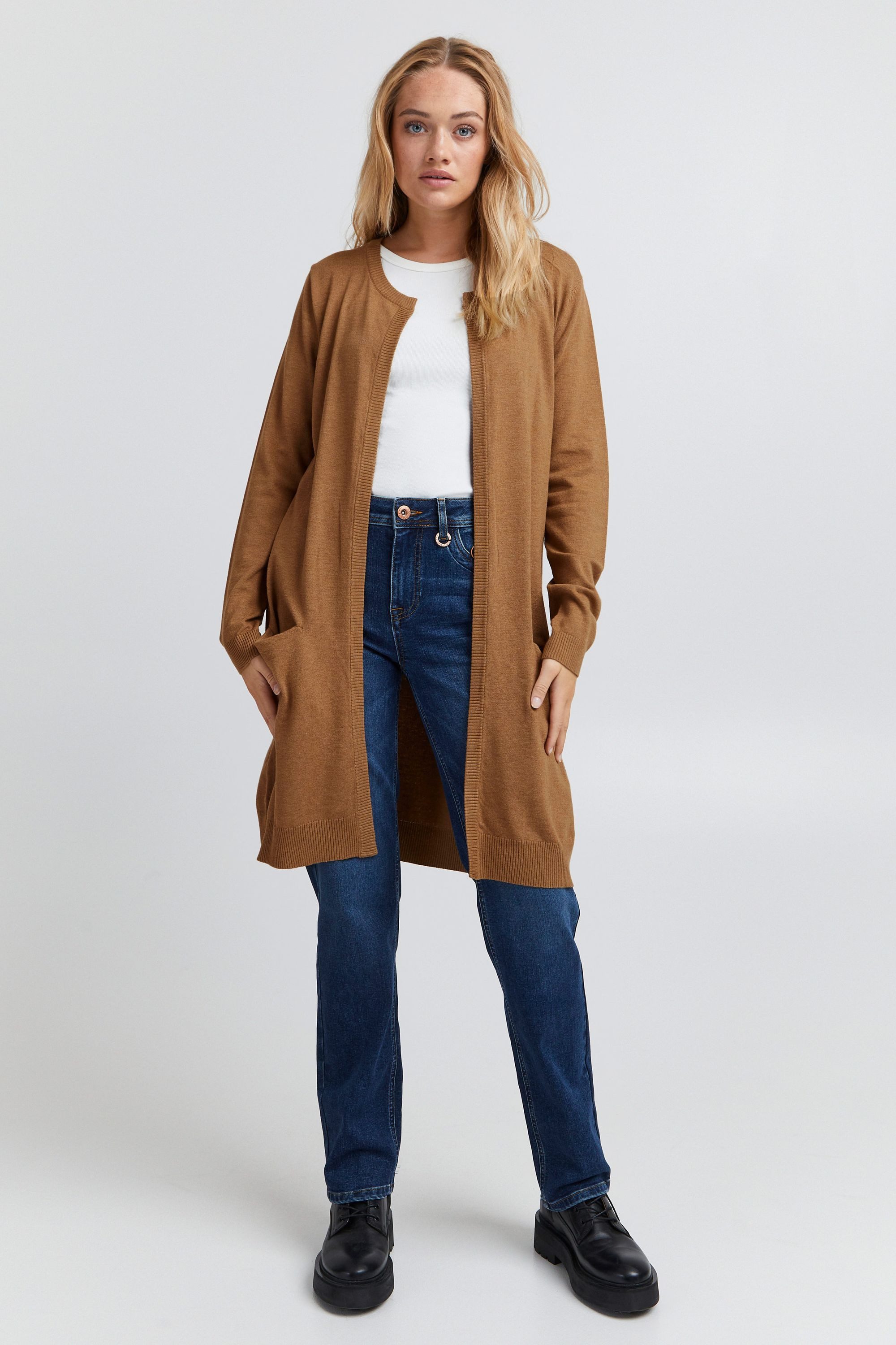 Pulz Jeans Strickjacke PZSARA Lange Strickjacke günstig online kaufen