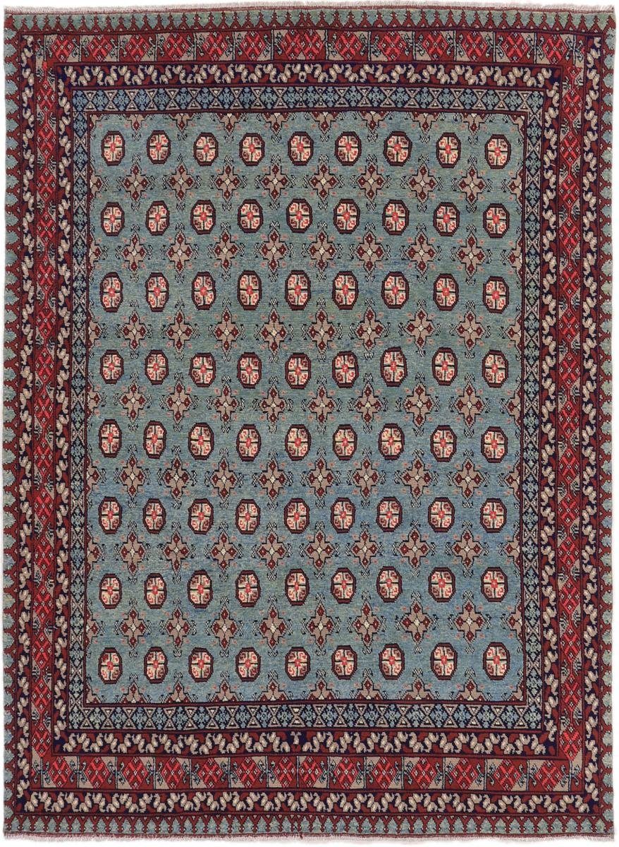 Orientteppich Afghan Akhche 209x287 Handgeknüpfter Orientteppich, Nain Trading, rechteckig, Höhe: 6 mm