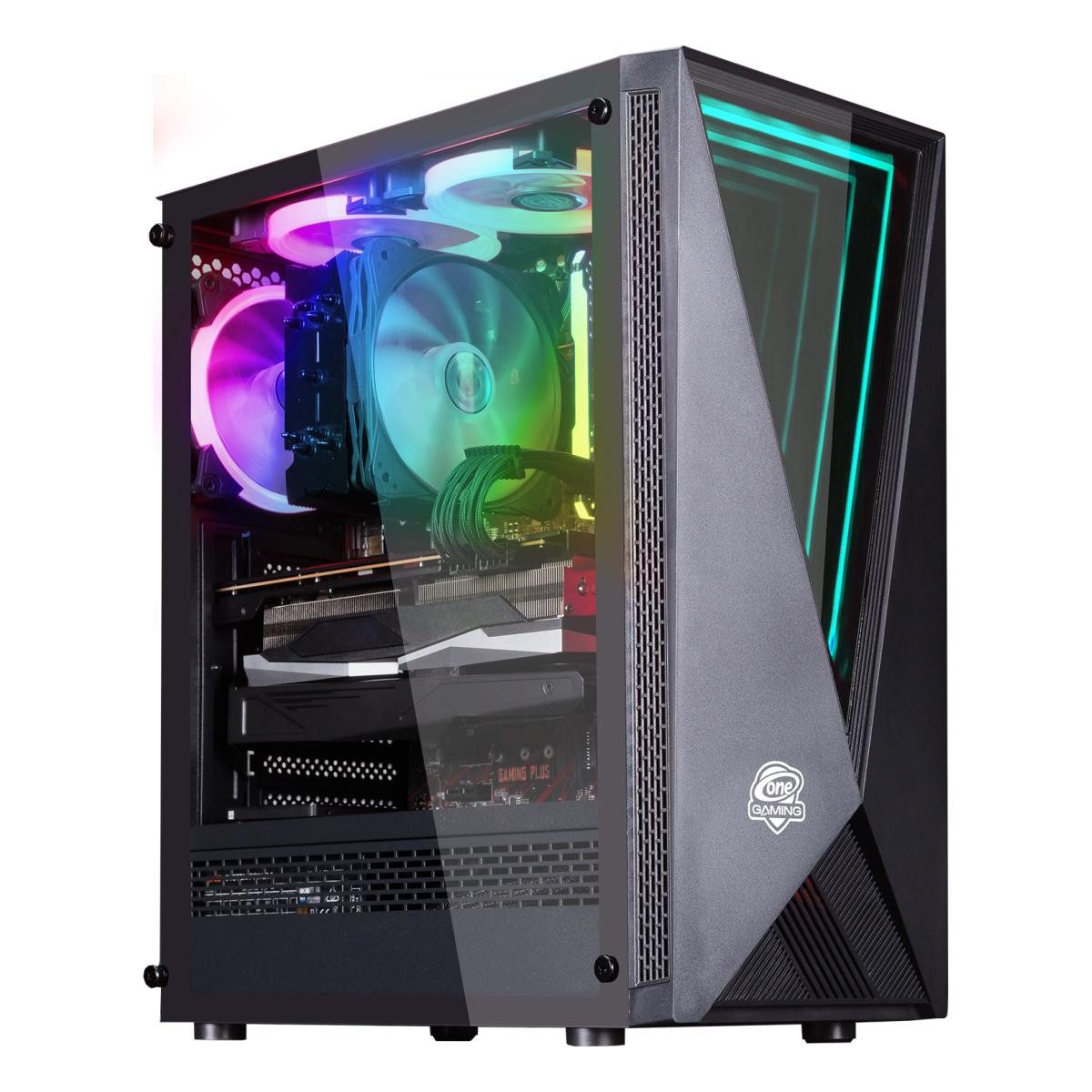 ONE GAMING Gaming PC AN627 Gaming-PC (AMD Ryzen 5 5500, GeForce RTX 3060, 16 GB RAM, 512 GB SSD, Luftkühlung)