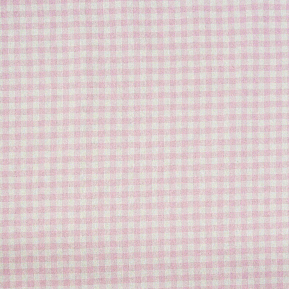 SCHÖNER LEBEN. Stoff Dekostoff Dobby Landhausstoff Meterware kariert rosa weiß 1,40m