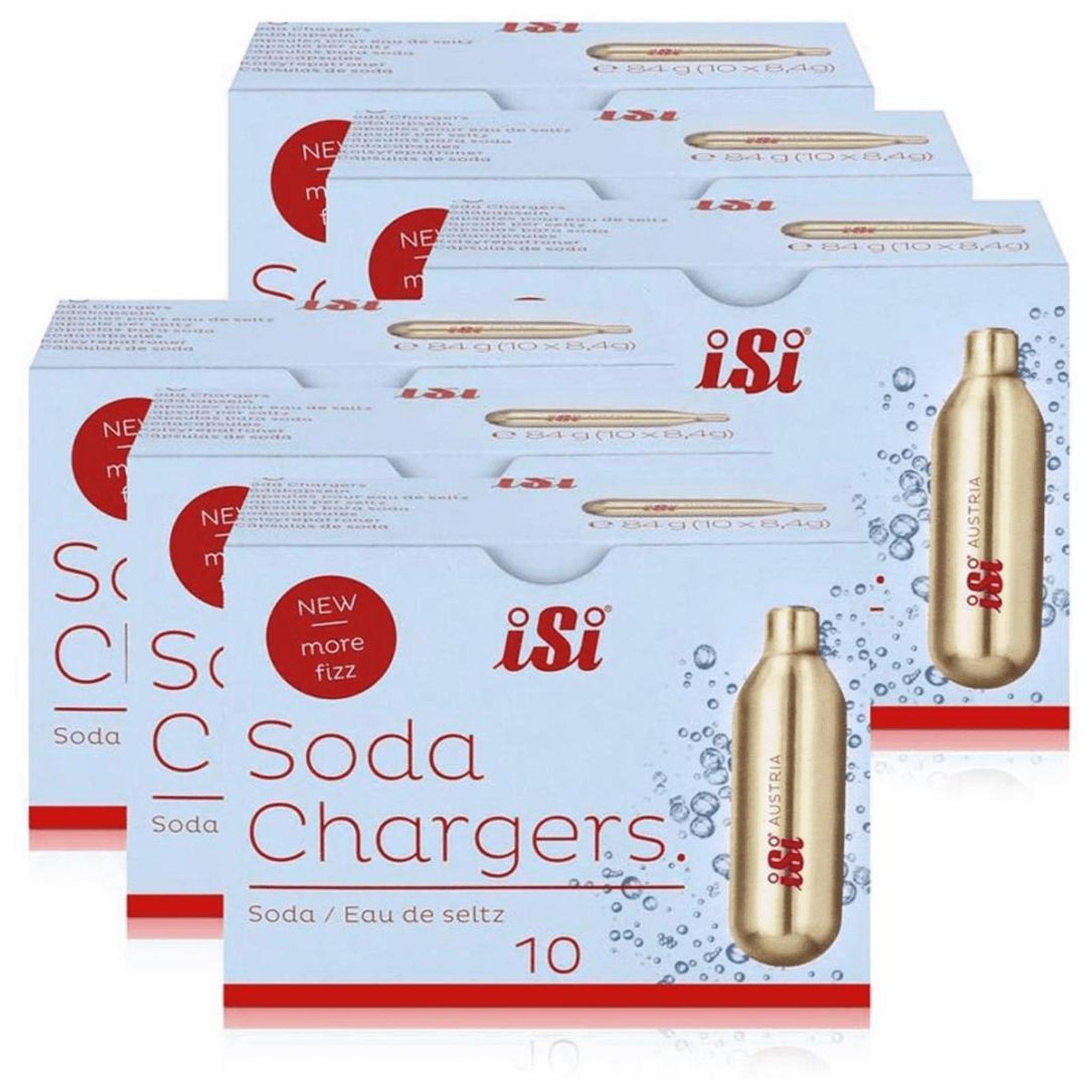 iSi Ersatzscherkopf ISI Kohlensäurekapsel Einweg 10er Pack 6x