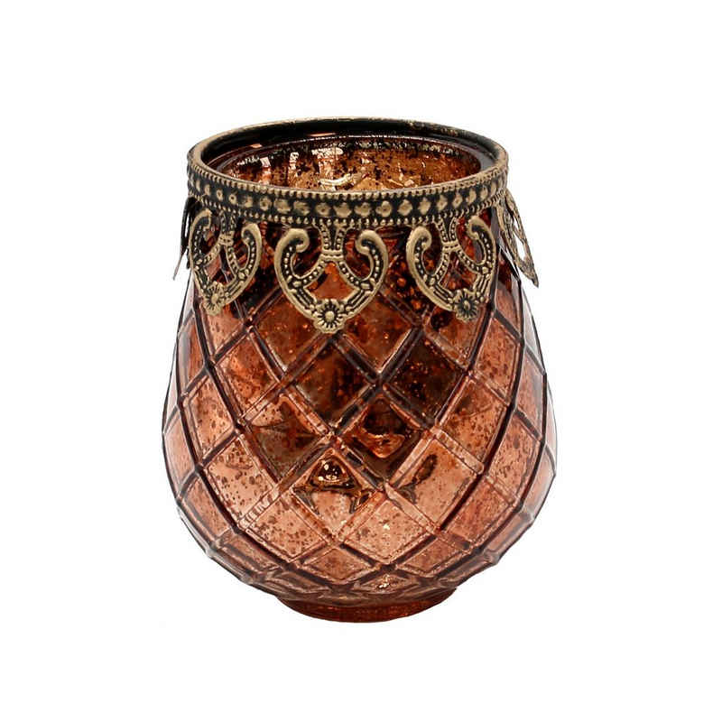Dekohelden24 Kerzenständer »Orientalische Designer Kerzenhalter, Größe und« (Stück)