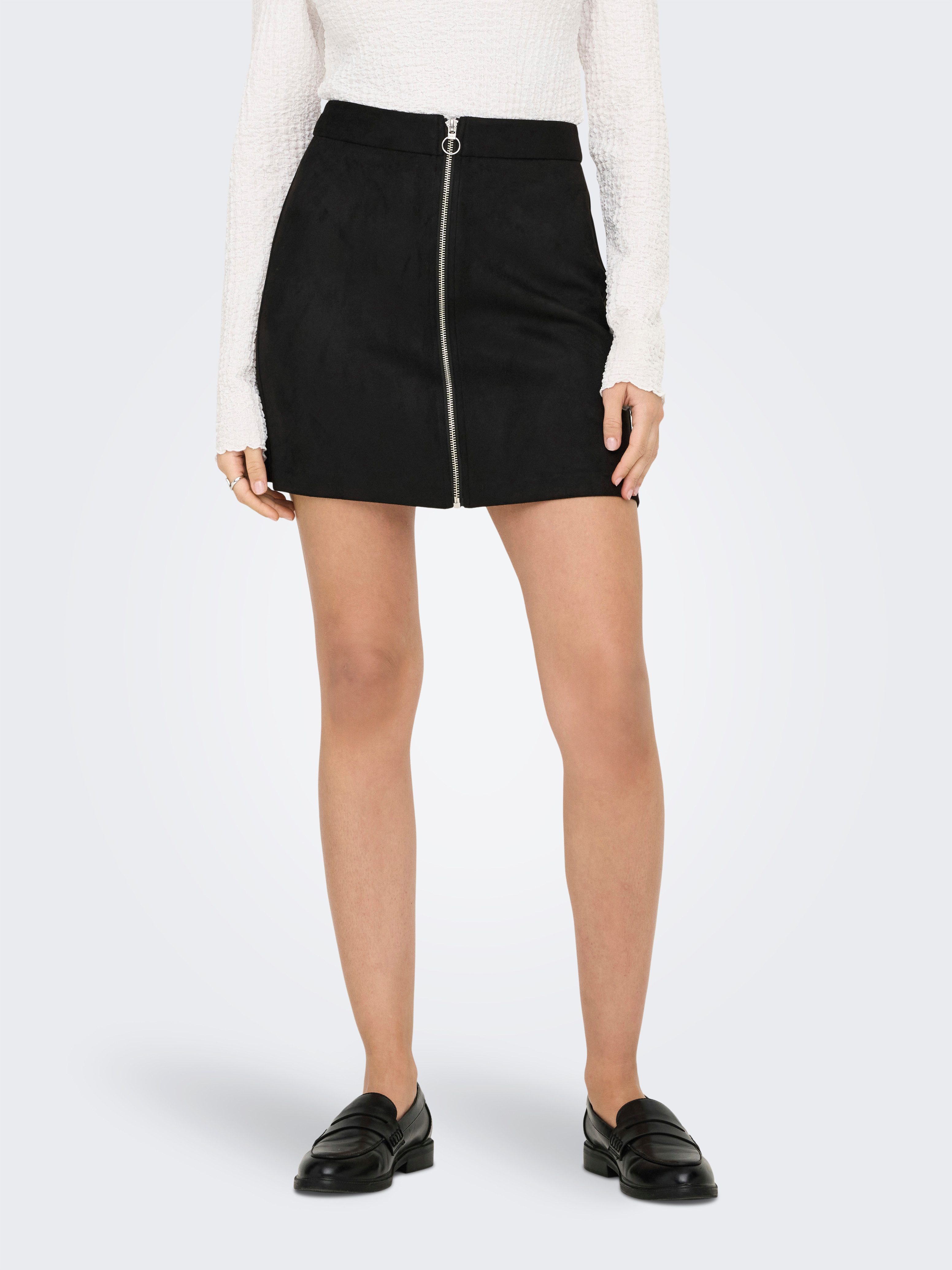 ONLY Minirock ONLRITA FAUX SUEDE LIFE ZIP SKIRT OTW günstig online kaufen