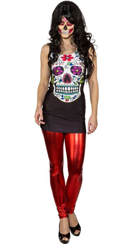 Kostüm La Catrina sexy Damenkostüm Tag der Toten