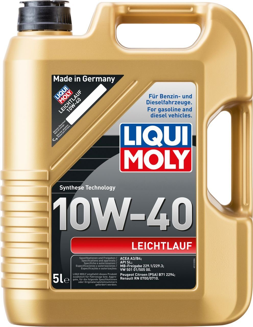 Liqui Moly Universalöl Liqui Moly Motoröl Leichtlauf 10W-40 5 L