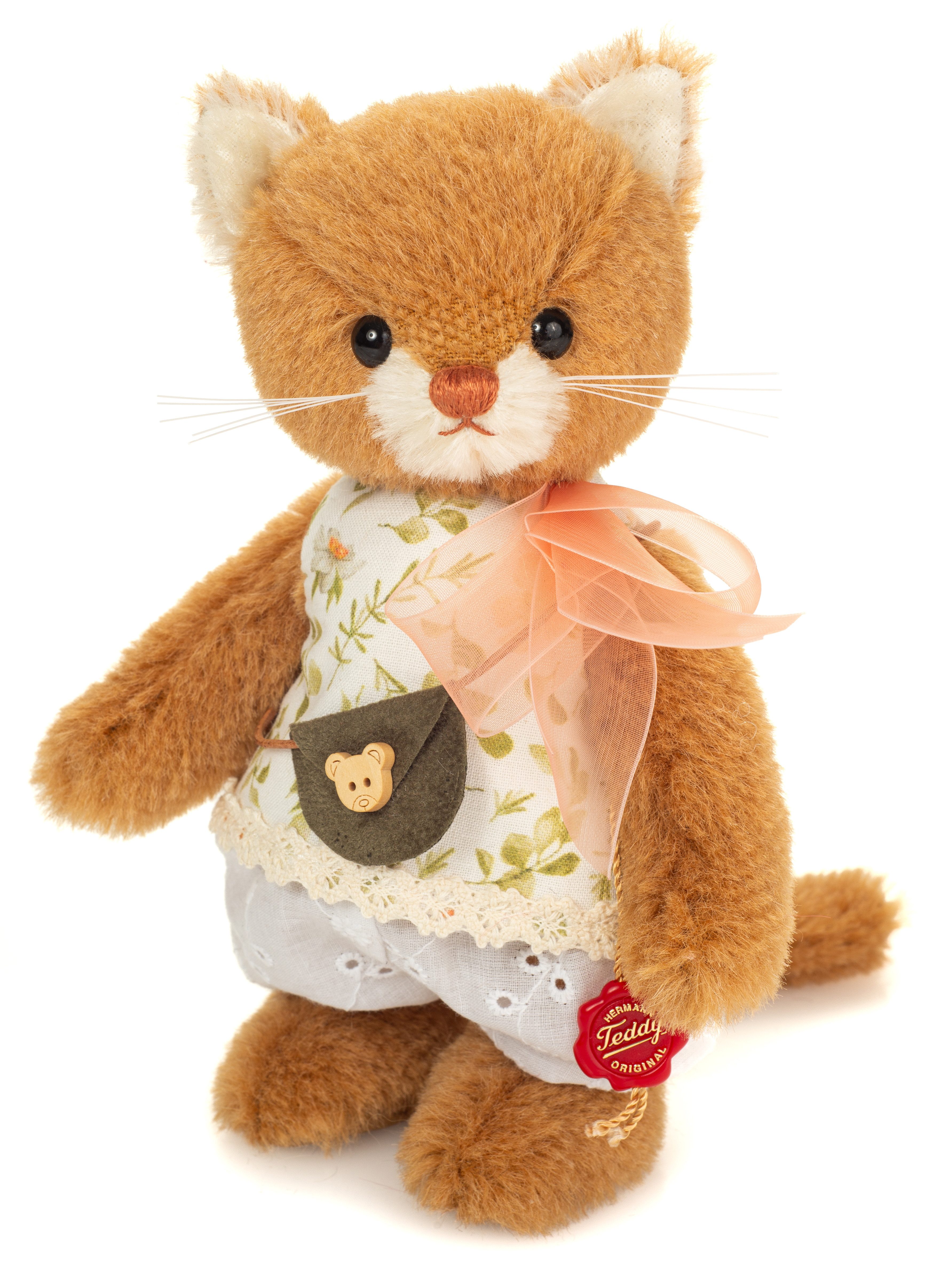 Teddy Hermann® Dekofigur Teddy Hermann Katze Loulou 19 cm Stoffkatze