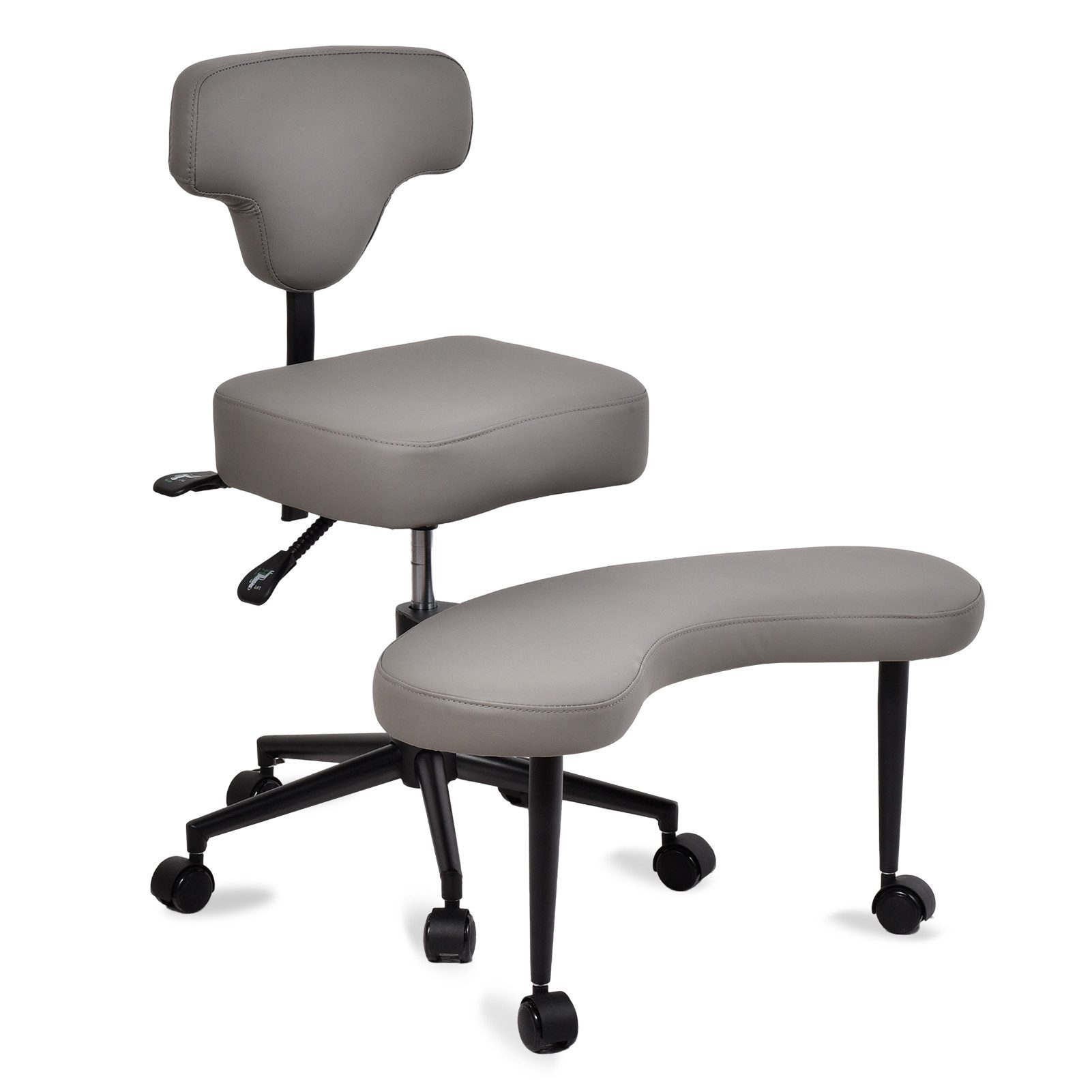 Vellora Bürostuhl Schwebezustand schwarz und braun (Multifunktionssitze, 1 günstig online kaufen