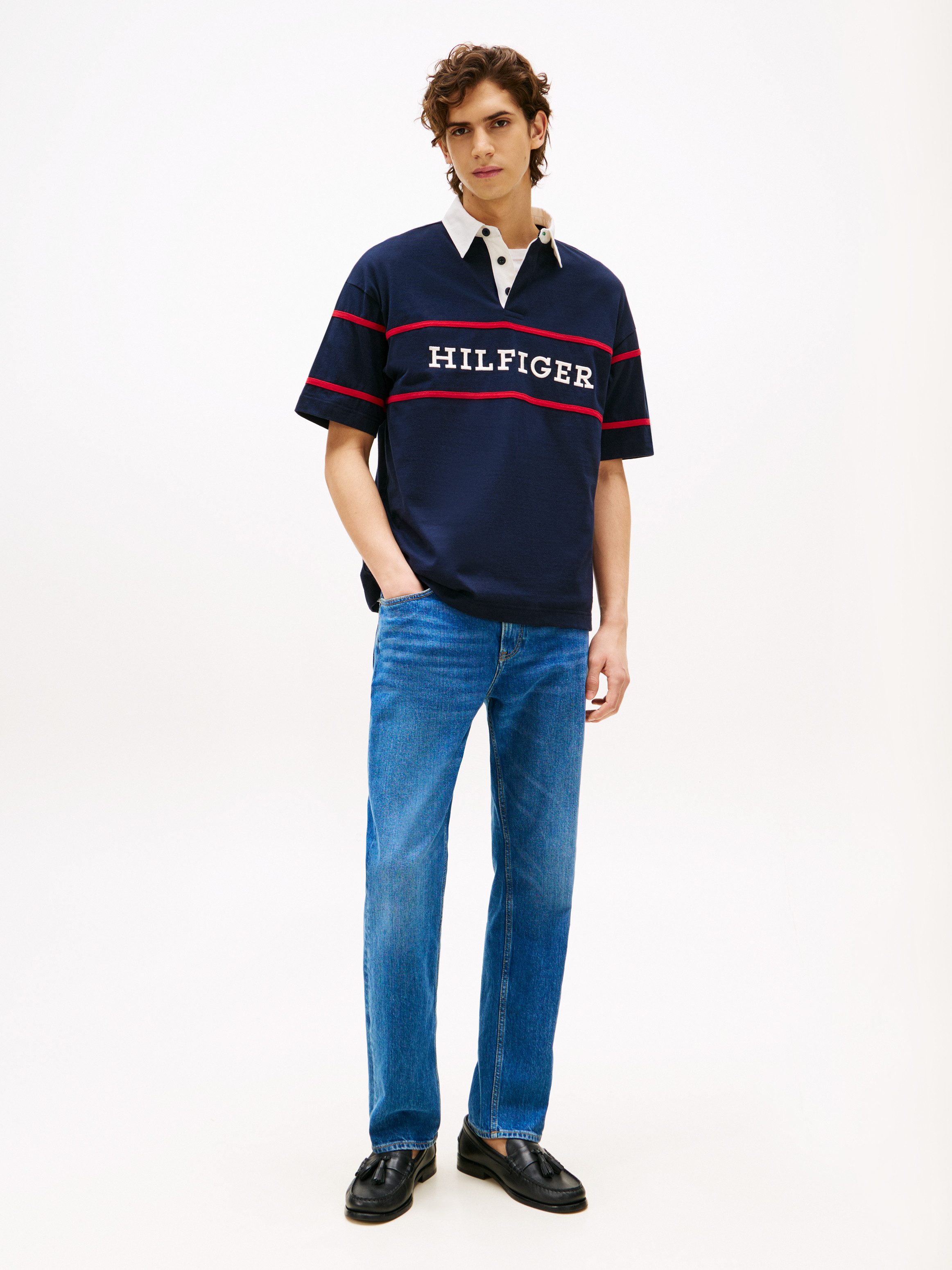 Tommy Hilfiger Rugbyshirt AMERICANA COLOURBLOCK SS günstig online kaufen