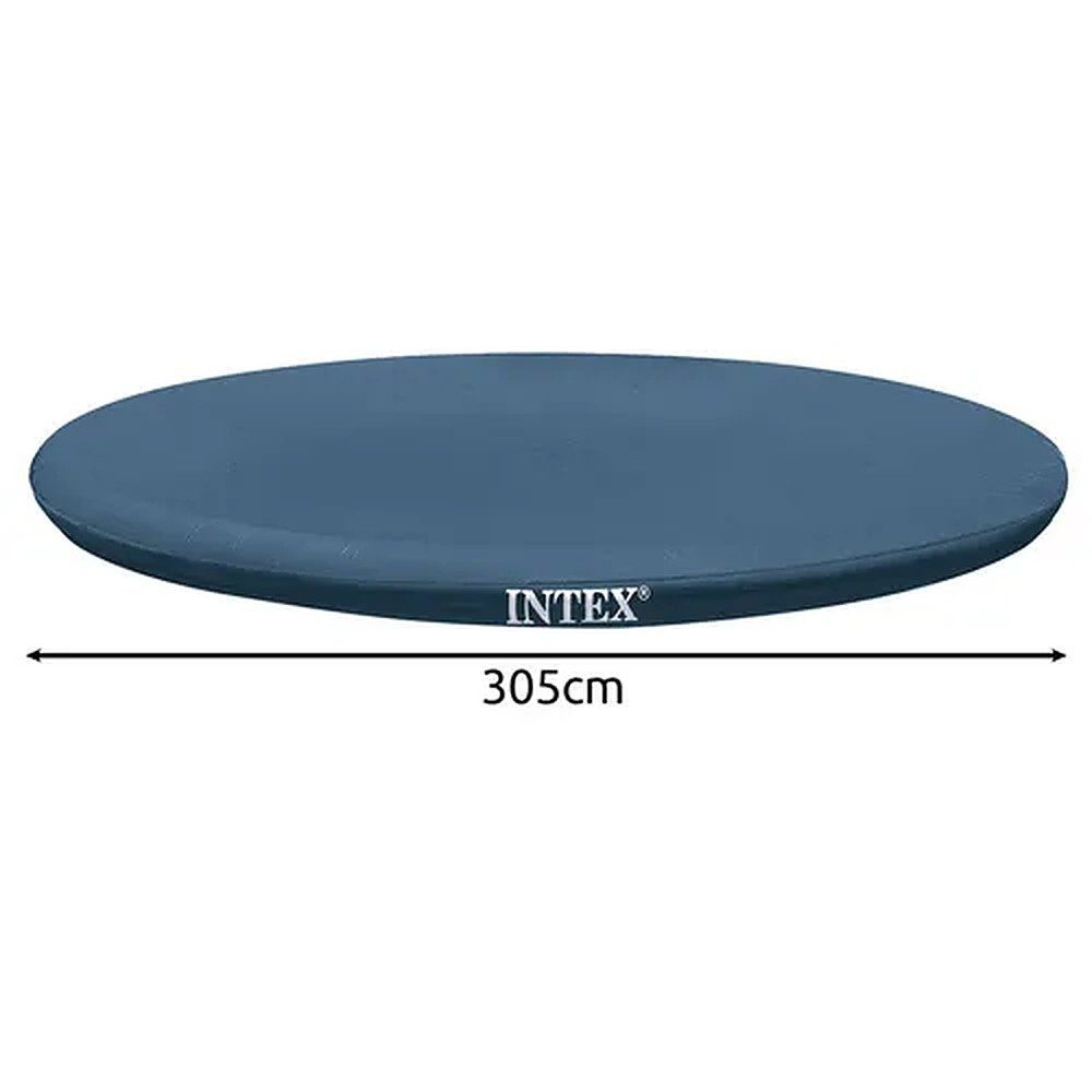 Intex Poolverdeck Abdeckplane Poolplane Schutzplane, (Spar-Set, 1-St), Vinyl, witterungsfest, 30 cm Überlappung