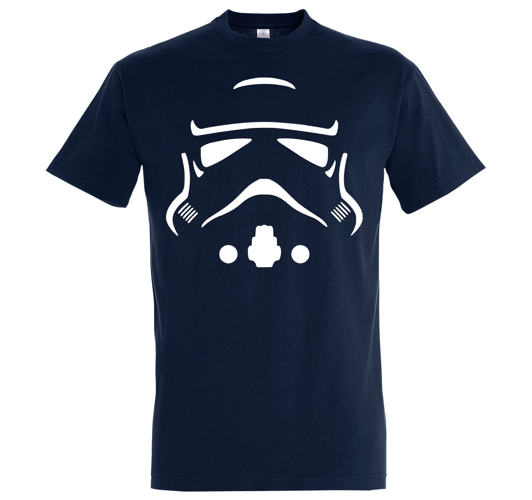 Youth Designz T-Shirt Trooper Storm Herren Fun T-Shirt mit trendigem Frontprint Navyblau