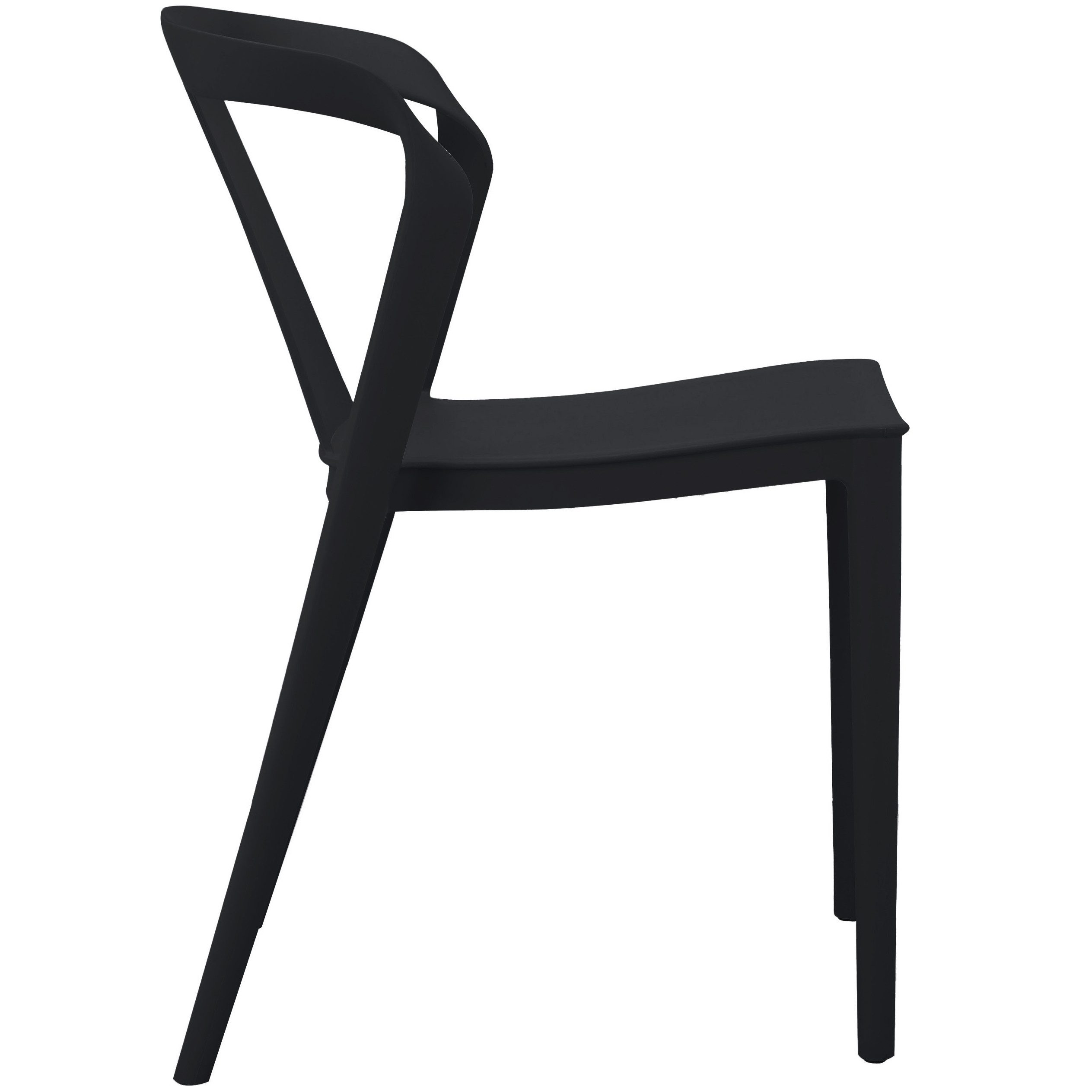 loft24 Esszimmerstuhl Alvilda (Set, 2 St), stapelbare Stühle aus Kunststoff