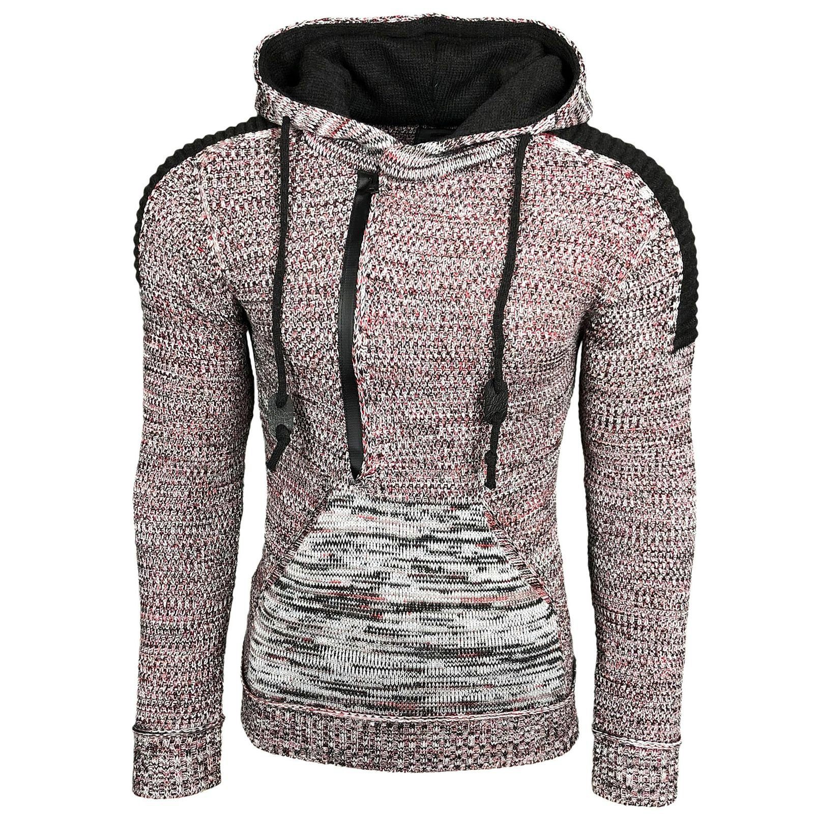 Rusty Neal Kapuzensweatshirt im extravaganten rosa Schnitt