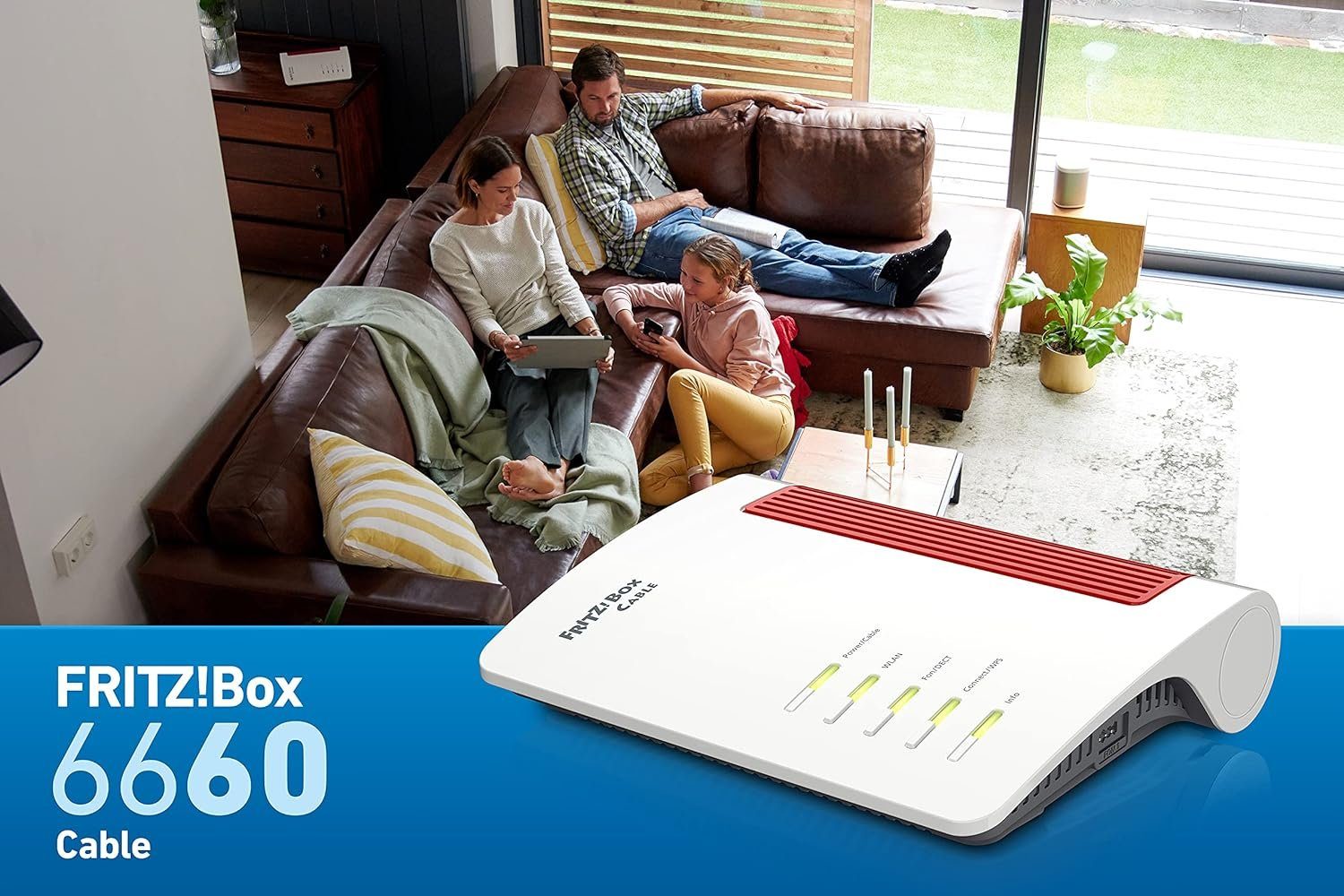 AVM FRITZ!Box 6660 Cable mit Modem In­te­grier­tes Modem WLAN-Router