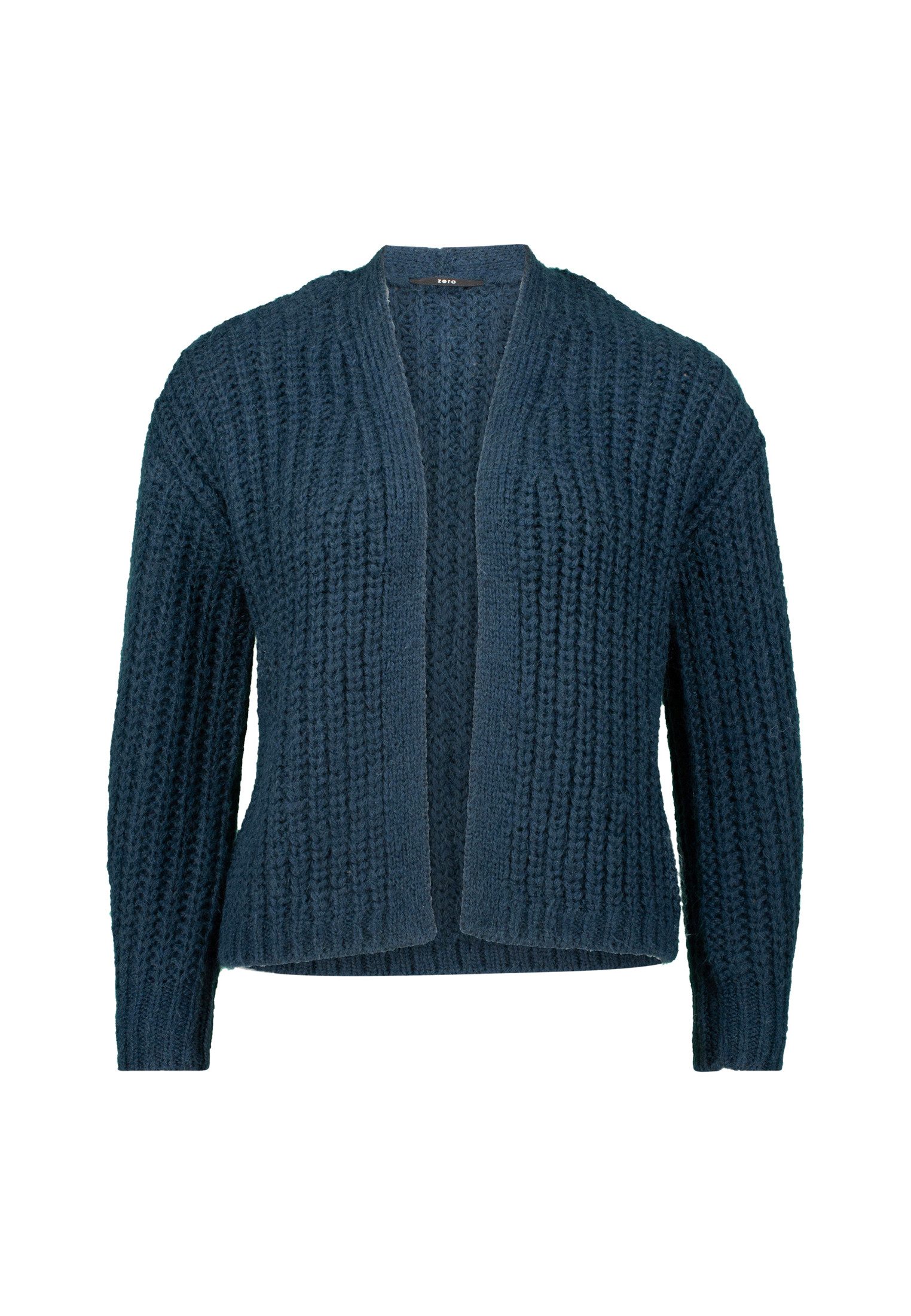 Zero Strickjacke Damen Grobstrickjacke offener Style günstig online kaufen