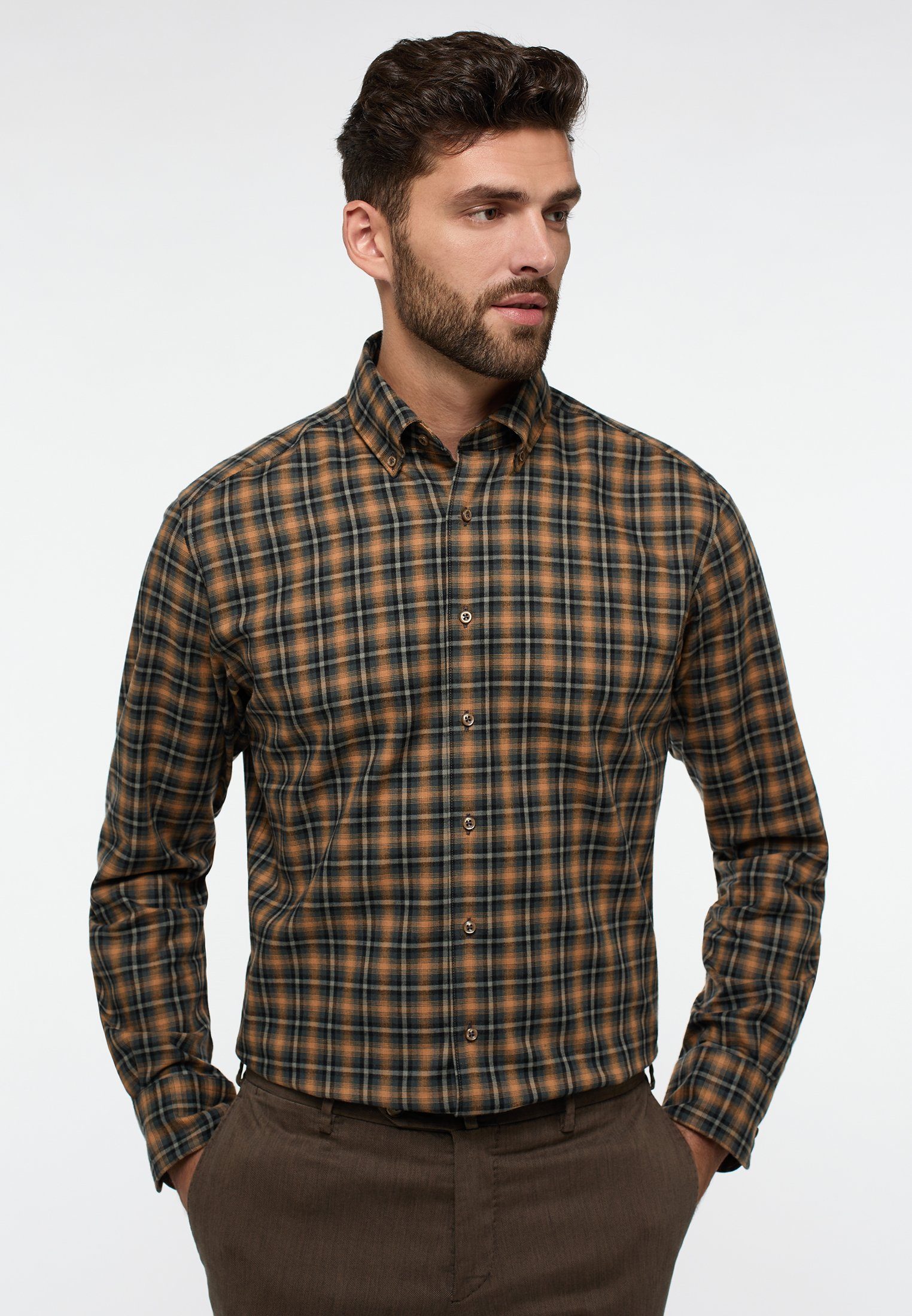 Eterna Langarmhemd MODERN FIT günstig online kaufen