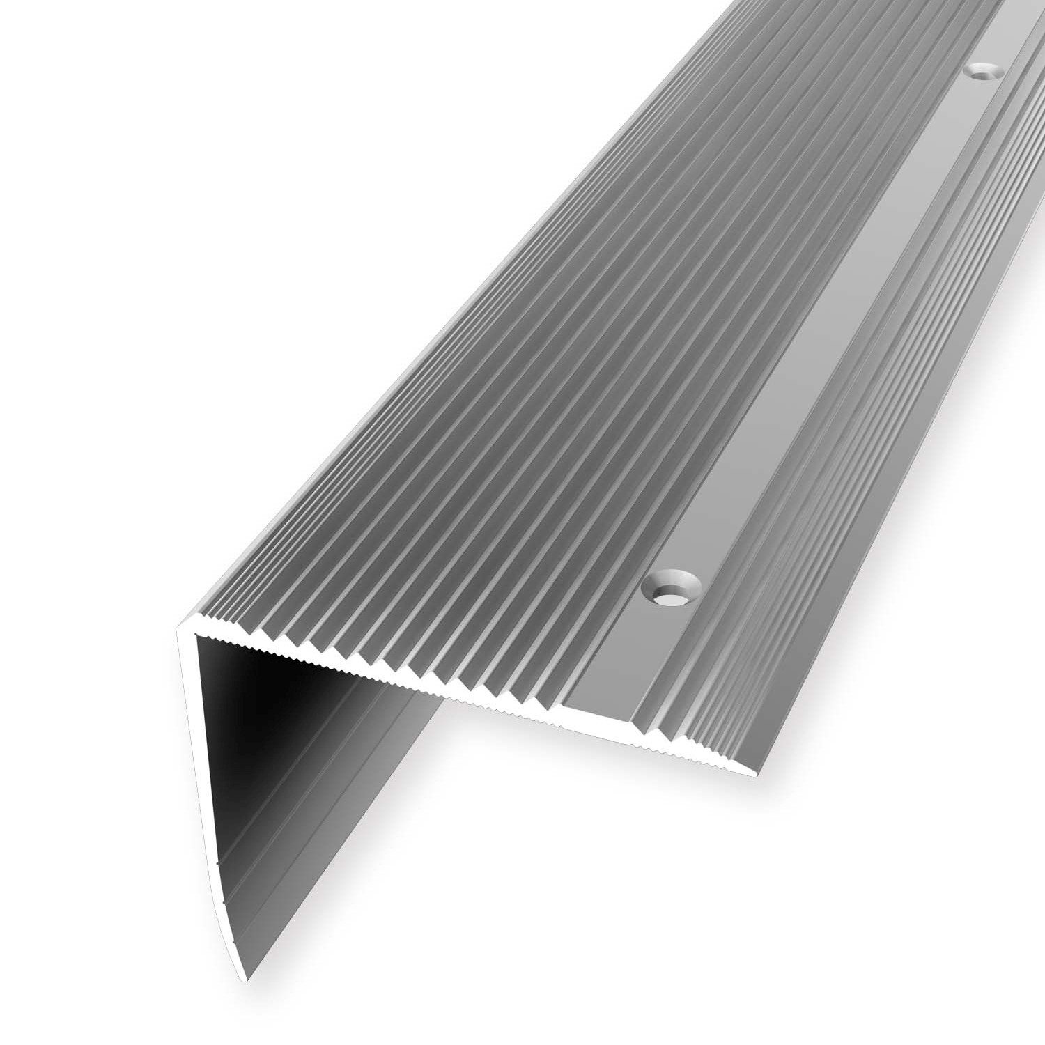 Küberit Treppenkantenprofil 55 x 70 x 2500 mm Aluminium Treppenprofil Silbe günstig online kaufen