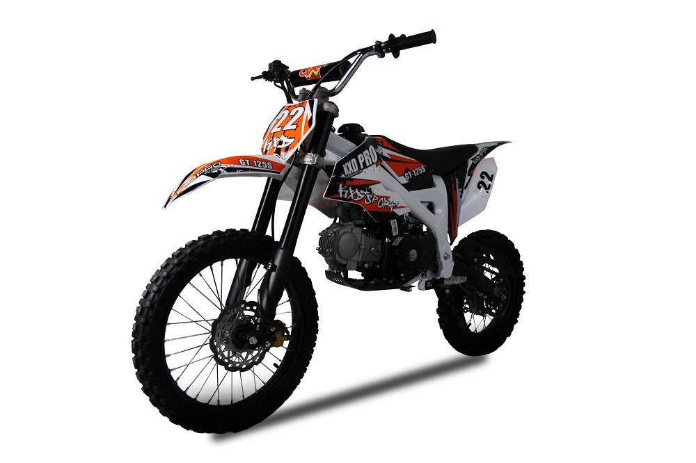 RV-Parts dirt bike 125ccm dirt bike cross bike motor bike model 612K 17/14" new KXD MOTO, 4 speed