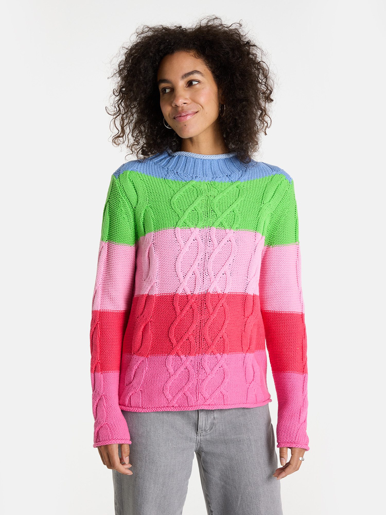 Lieblingsstück Strickpullover BalcaL mit Zopfmuster