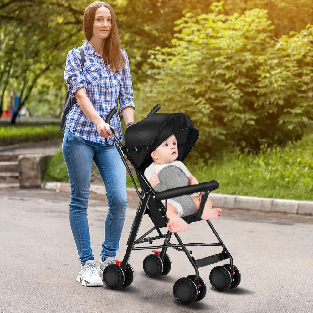 JEOBEST Kinder-Buggy Baby Kinderwagen, Klein Zusammenklappbar Reisebuggy, 0–3 Jahre, Ultra Leicht - nur 4.5 kg, kompakter Buggy