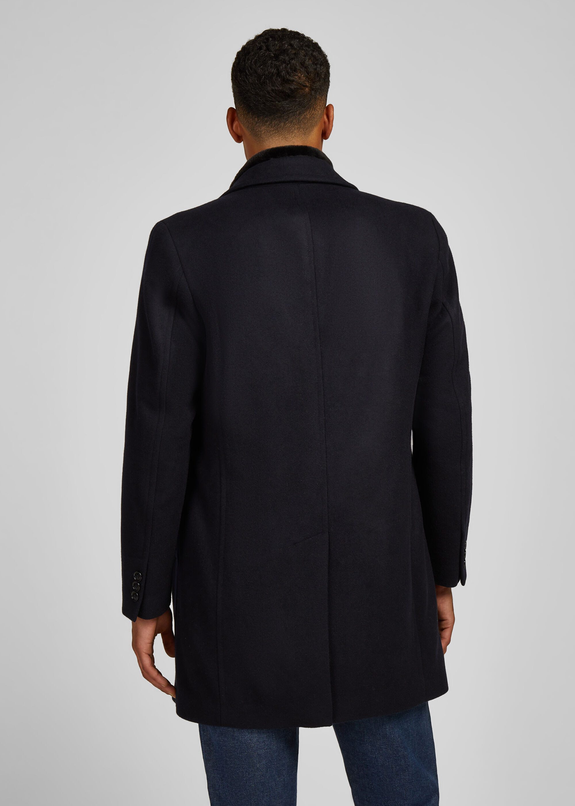 HECHTER PARIS Kurzmantel Mantel (1-tlg) schlanke Silhouette