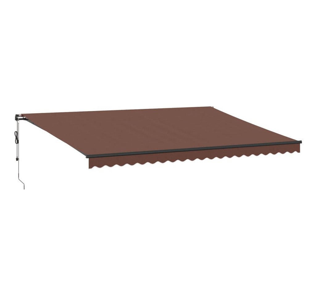 Thumbnail - vidaXL Markise Markise Automatisch mit LEDs Braun 500x300 cm