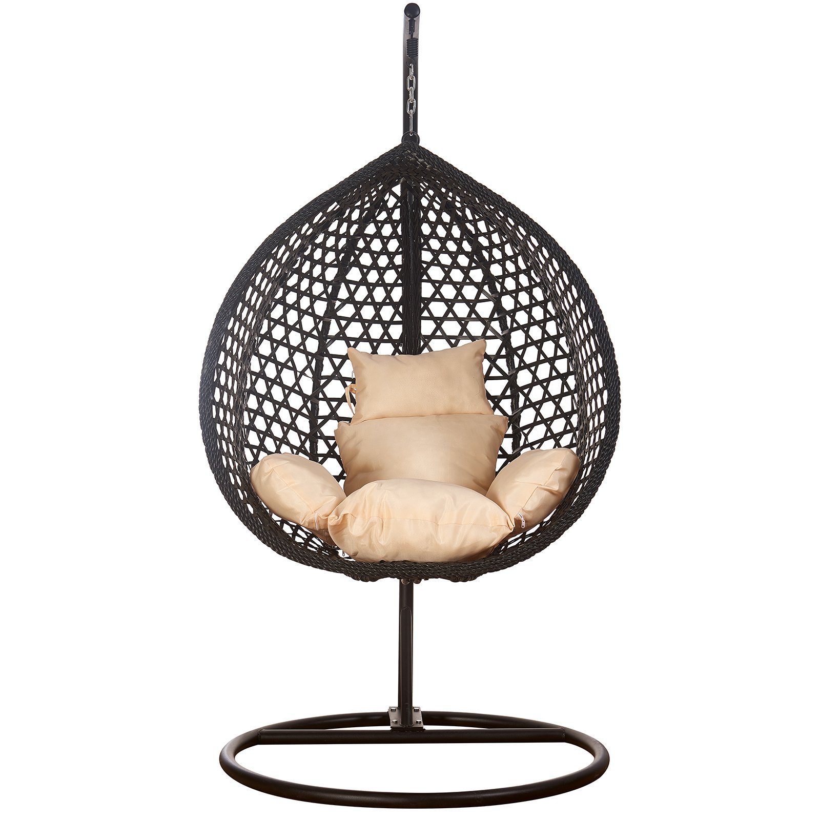 RAMROXX Hängesessel Hängesessel Style XXL Rattan günstig online kaufen