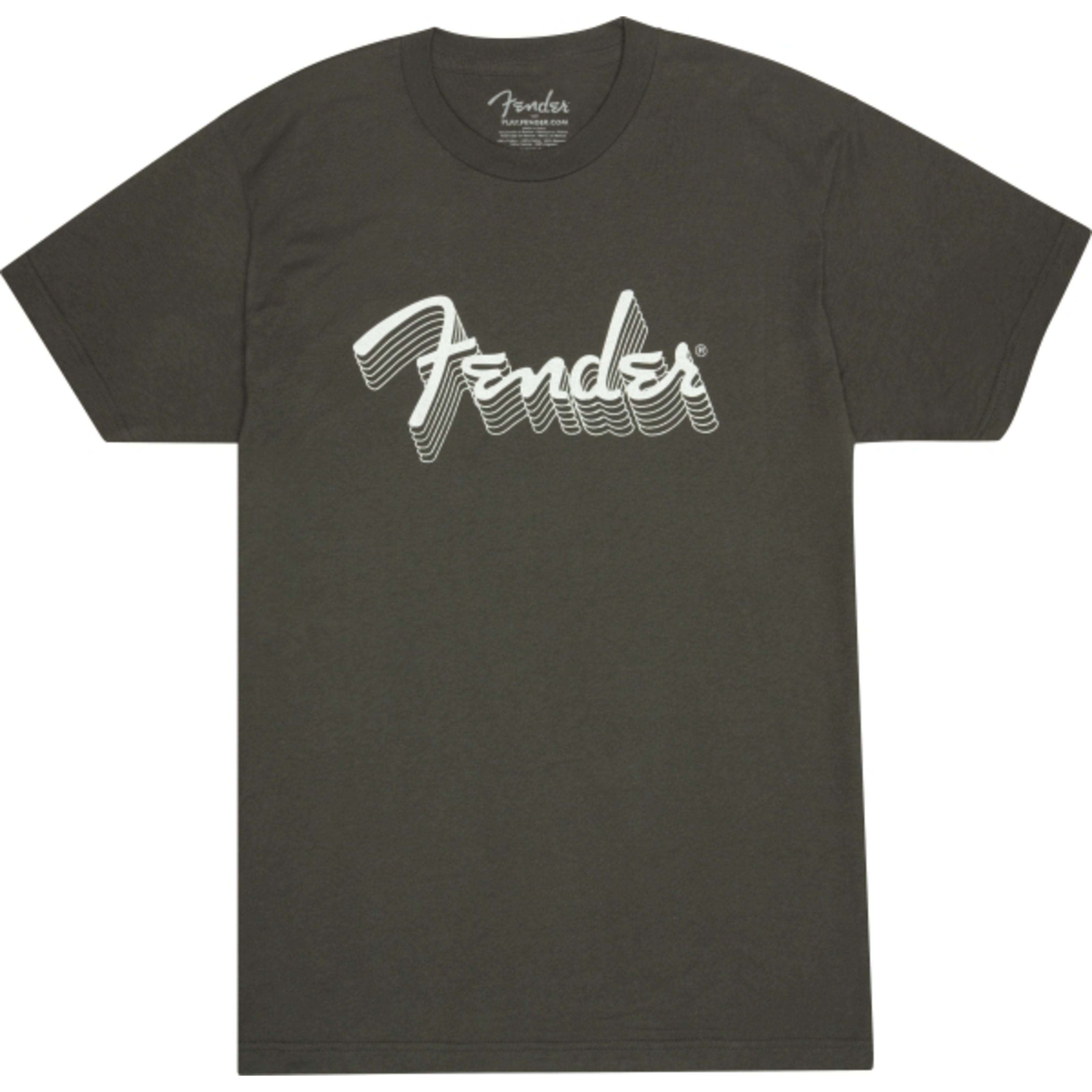 Fender T-Shirt (Textilien, T-Shirts) Reflective Ink Logo T-Shirt XL - T-Shirt