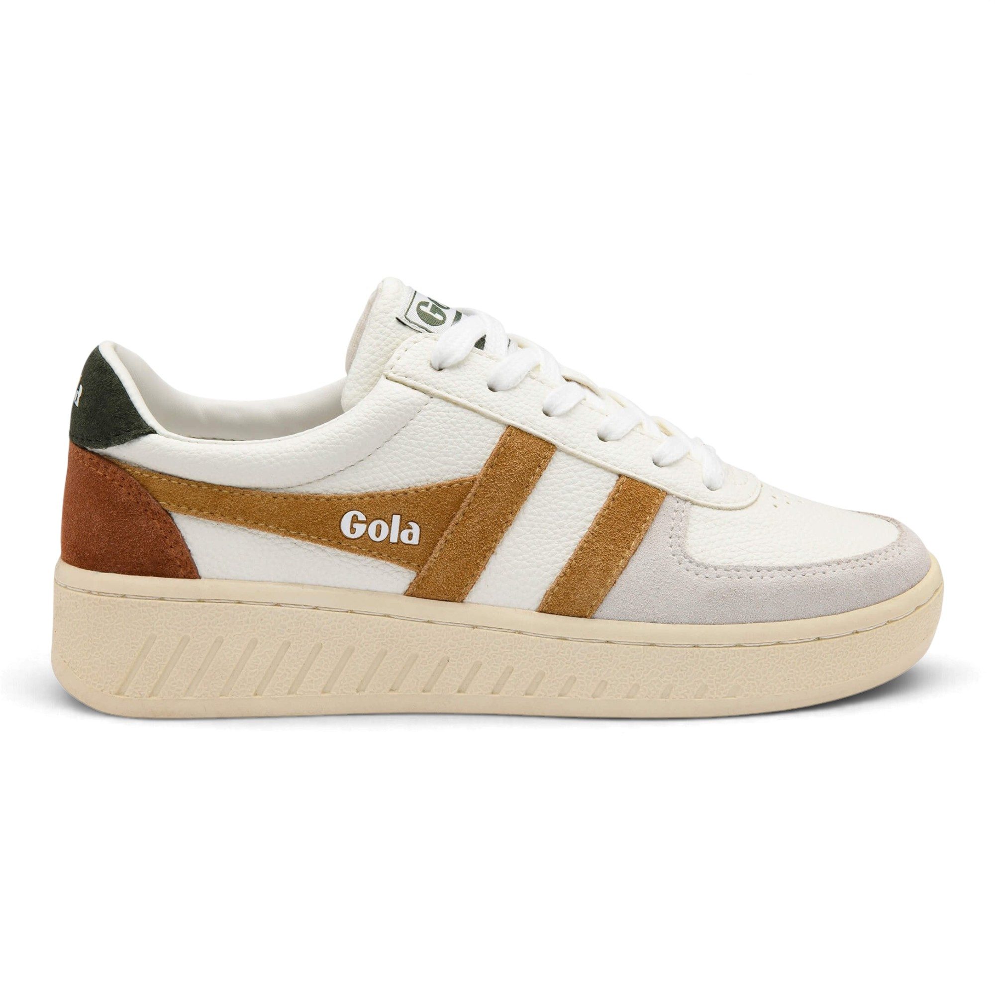 Gola Grandslam Trident 2026 weiss/braun/khaki Damen Sneaker