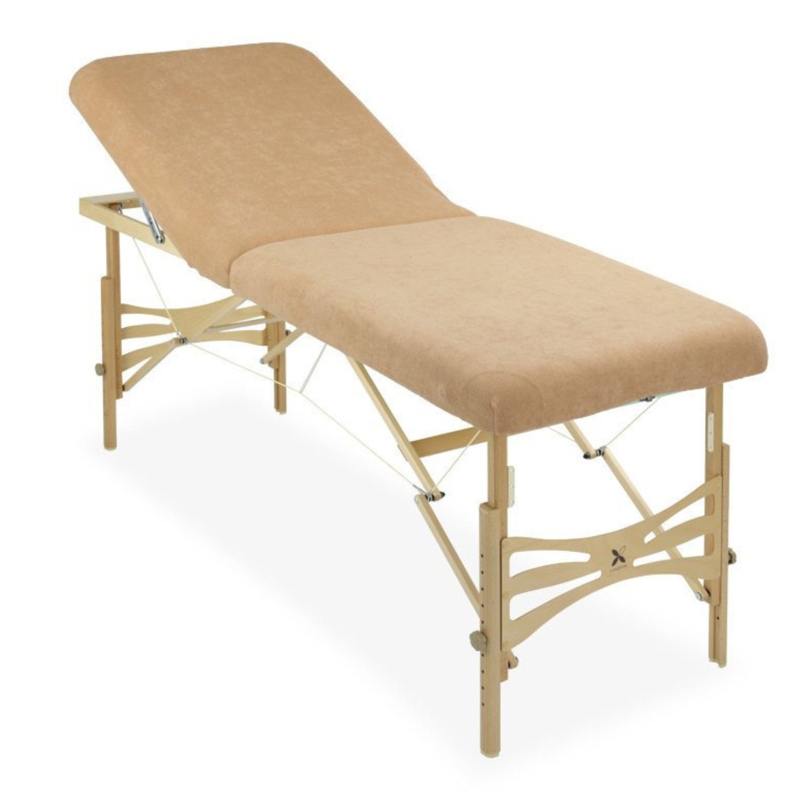 Habys Massageliege Therapieliegen Frottee Bezug, 2-teilig, Spannbezug Beige 76/200 cm