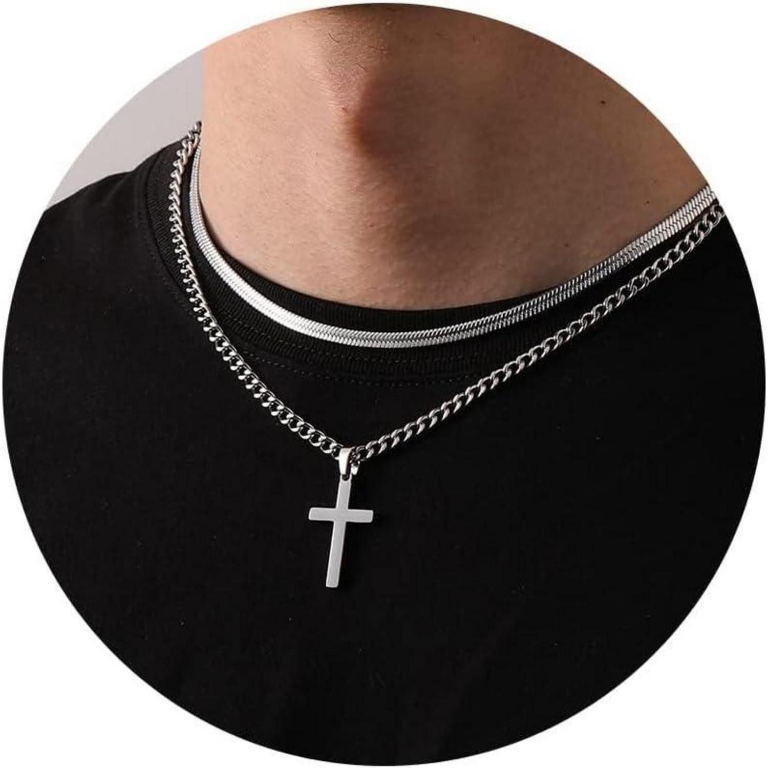 LuxusKollektion Kette und Anhänger Set Kreuzkette günstig online kaufen