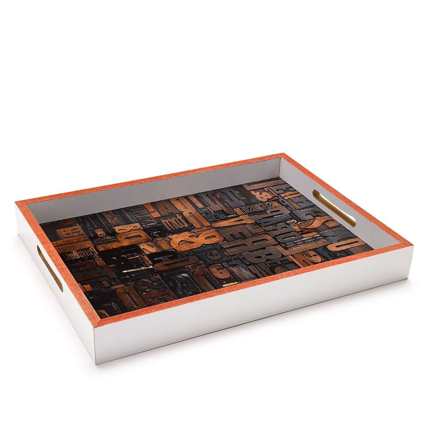 Jungengel Servierplatte Coffee Bistrotablett Holztablett Frühstückstablett Tablett Servier, (1-tlg., Materialzusammensetzung: Holz & Kunststoffglas), 29x21,5x9cm, 100% Handgefertigt, Lebensmittelkomform
