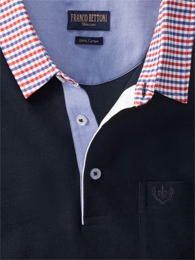 Franco Bettoni Poloshirt hohe Hautverträglichkeit durch 100% Baumwolle