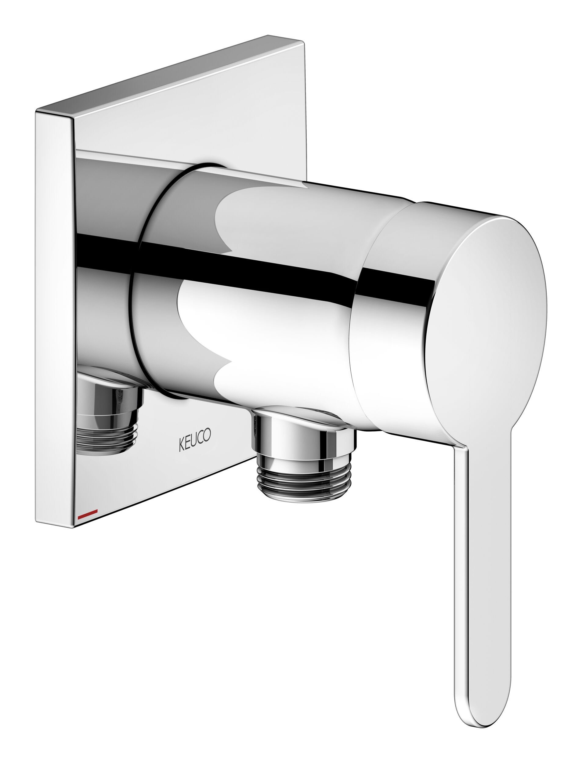 Keuco Waschtischarmatur IXMO_solo Einhebel mit Schlauchanschluss eckig mit Griff Flat