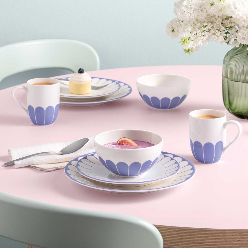 Villeroy & Boch Speiseteller, (1 St), Premium Porcelain, mikrow.- & spülm.sicher, Made in Germany