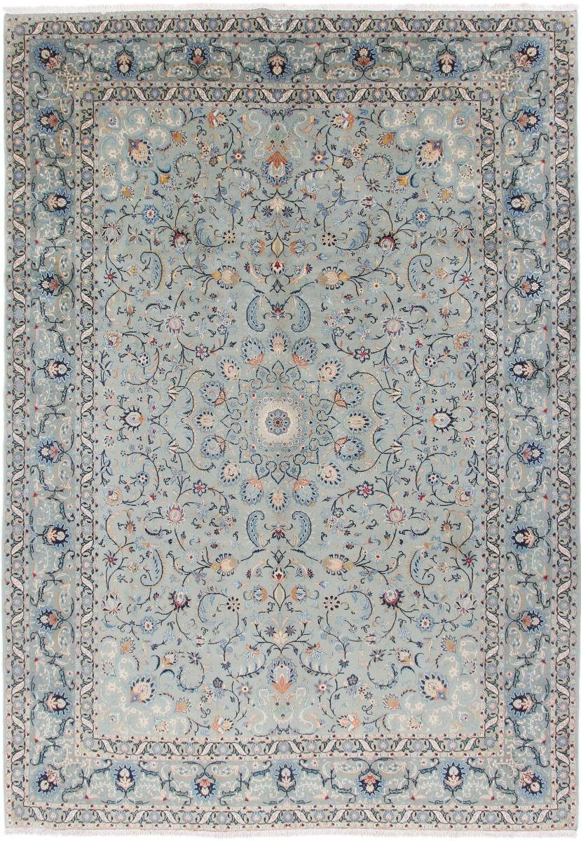 Orientteppich Keshan 260x384 Handgeknüpfter Orientteppich / Perserteppich, Nain Trading, rechteckig, Höhe: 12 mm