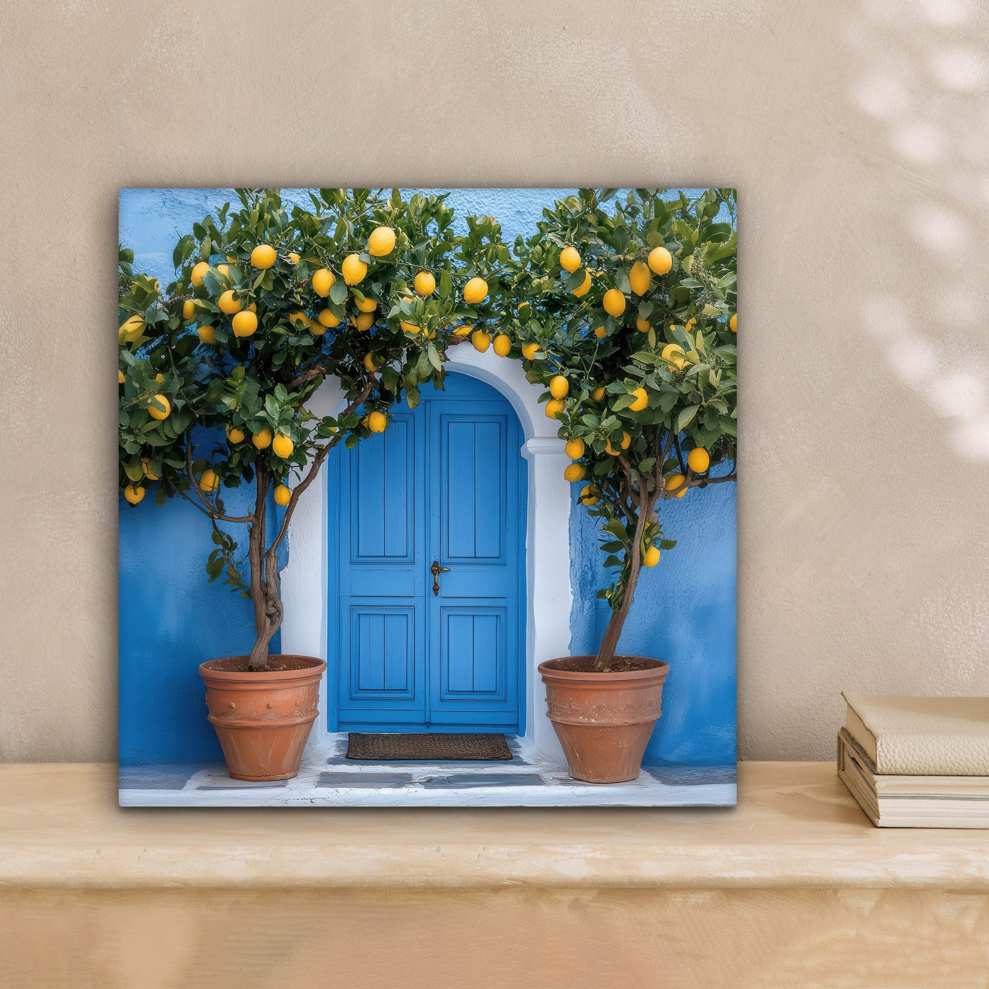 OneMillionCanvasses® Leinwandbild Zitronenbäume - Gelb - günstig online kaufen