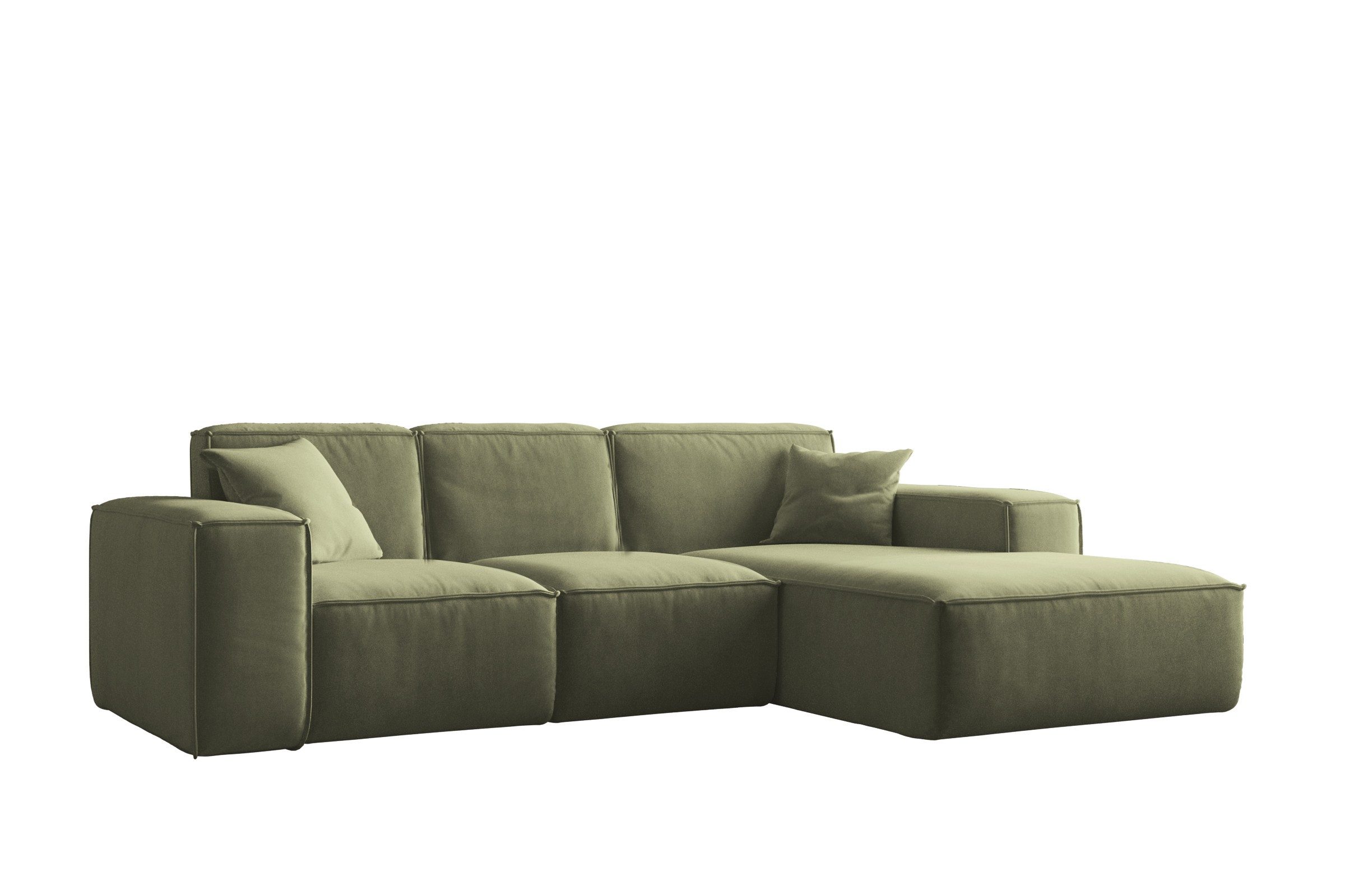 Kaiser Möbel Ecksofa Eckcouch L form, Wohnzimmer Couch SIENA stoff Poso, Sa günstig online kaufen