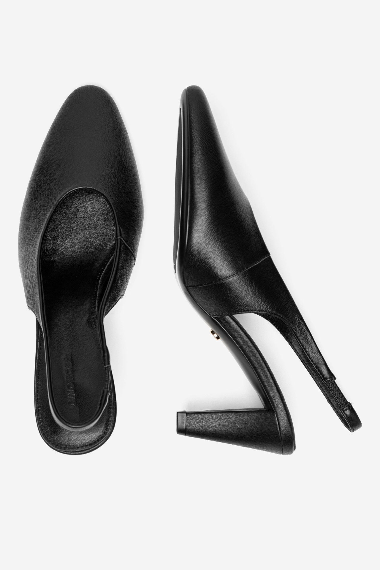 GINO ROSSI Gino Rossi DREW‑LT766‑91 – Damen-Pumps aus Leder in Schwarz Pumps Stabiler Absatz, elegant, weiches Innenmaterial