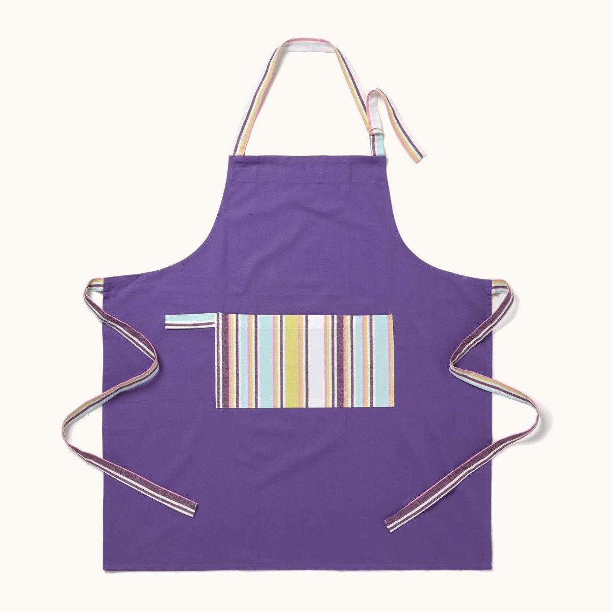 Homescapes Kochschürze Kochschürze Osaka lila-bunt aus 100% Baumwolle günstig online kaufen