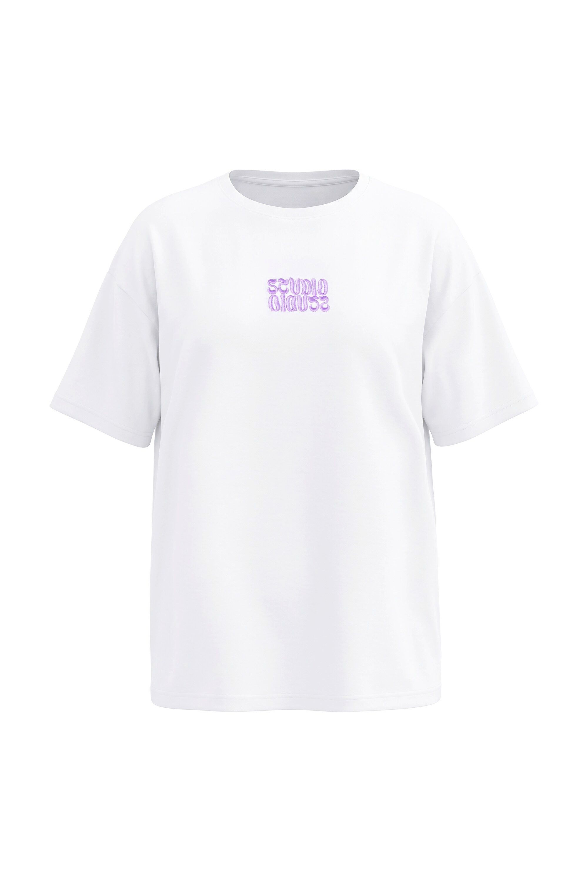 T-Shirt T-Shirt Oversize Shape Stickerei